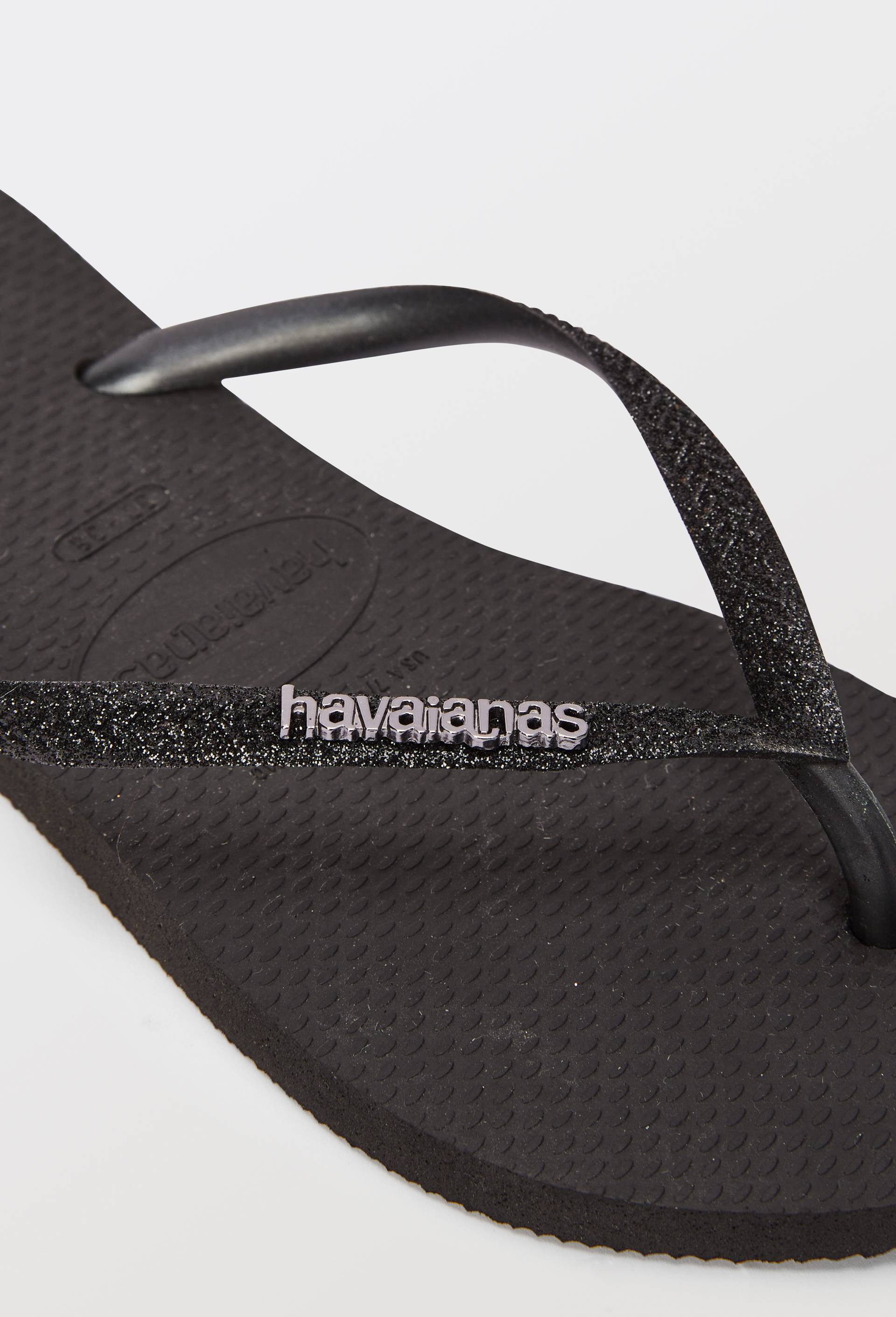 Tongs Glitter Havaianas, Noir, large image number 2