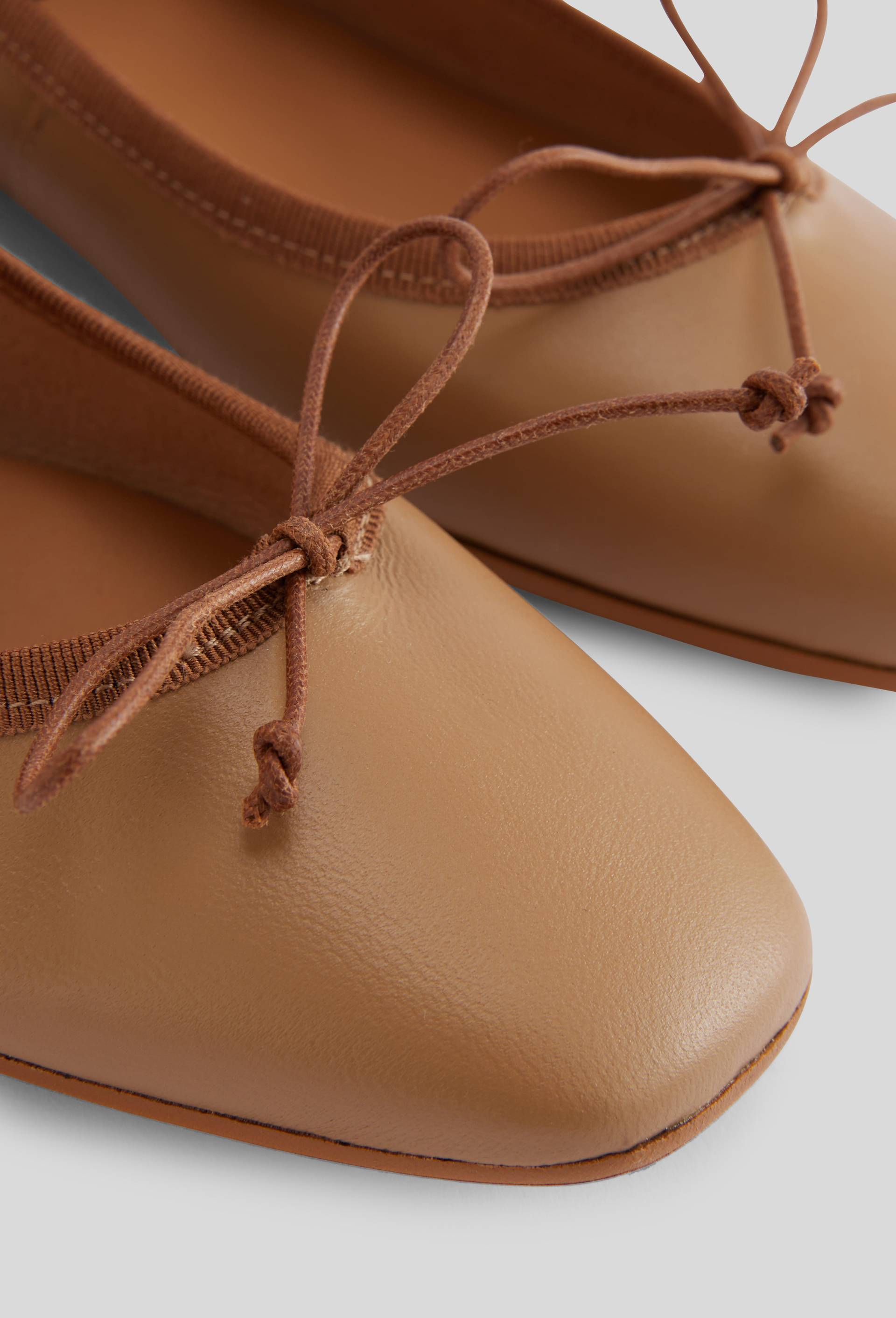 Ballerines en cuir, Brun clair, large image number 4