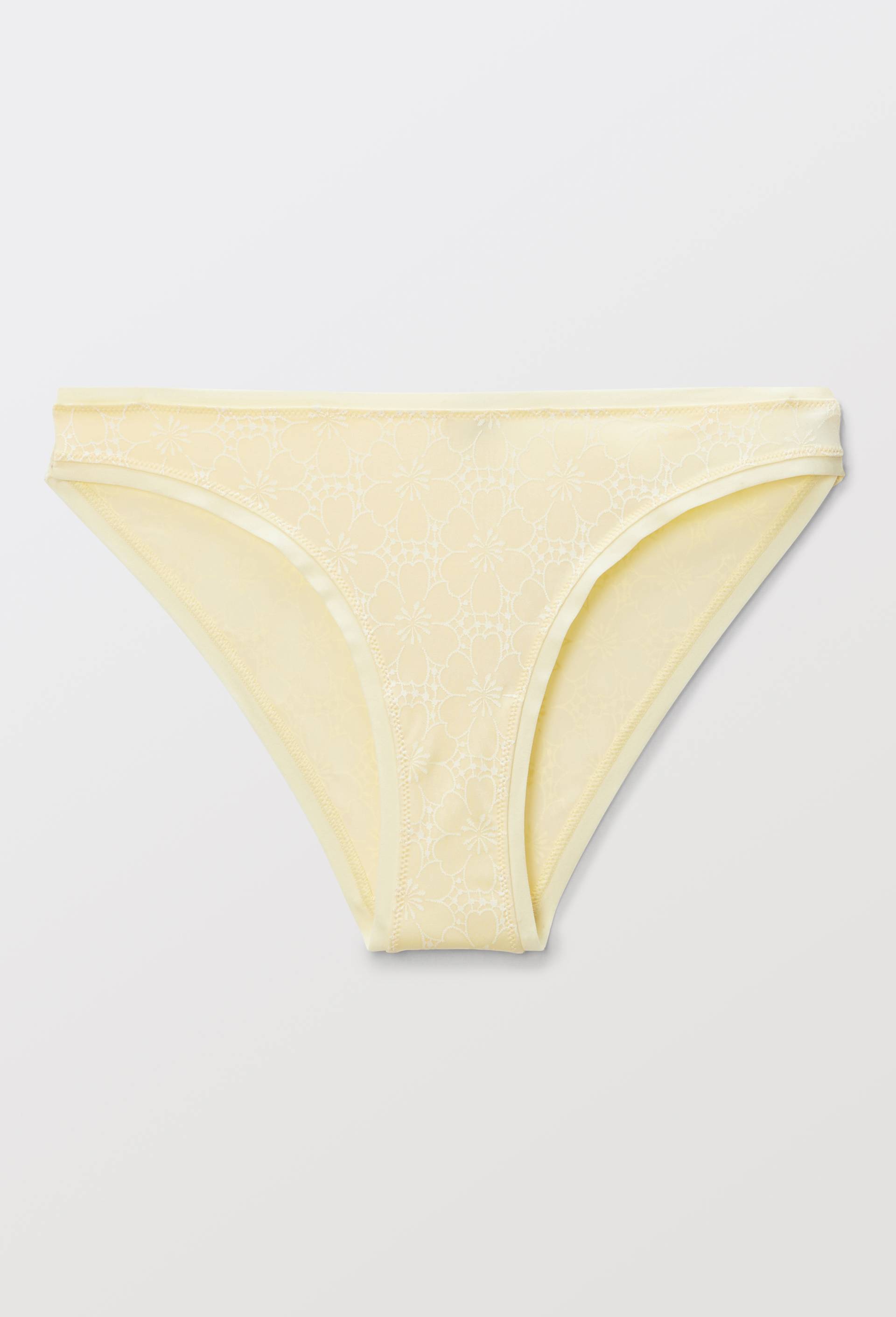 Culotte FLORA en microfibre imprim&eacute;e, Jaune clair, large image number 3