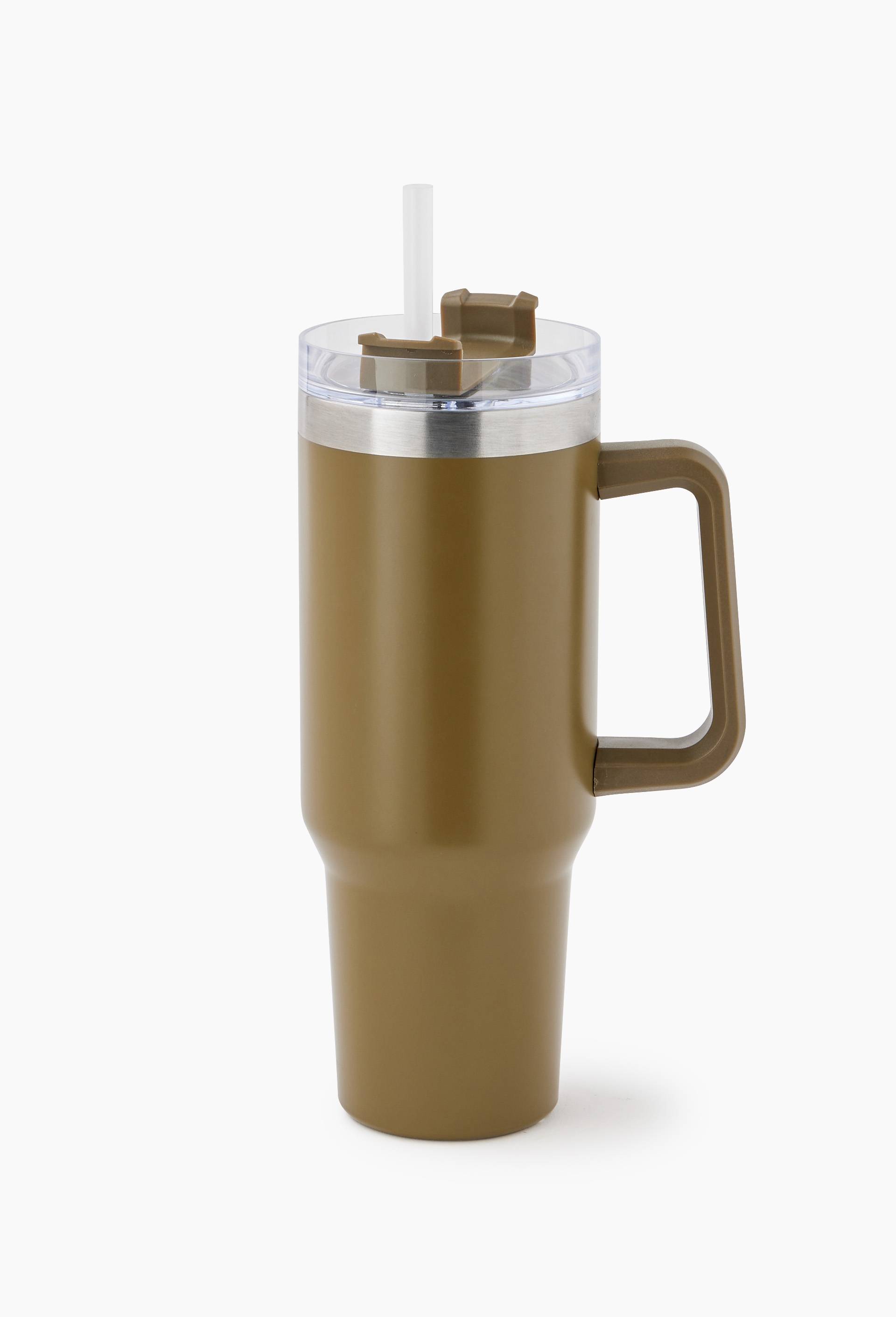 Bouteille isotherme avec poignée, 1,15L, Vert foncé, large image number 1.0