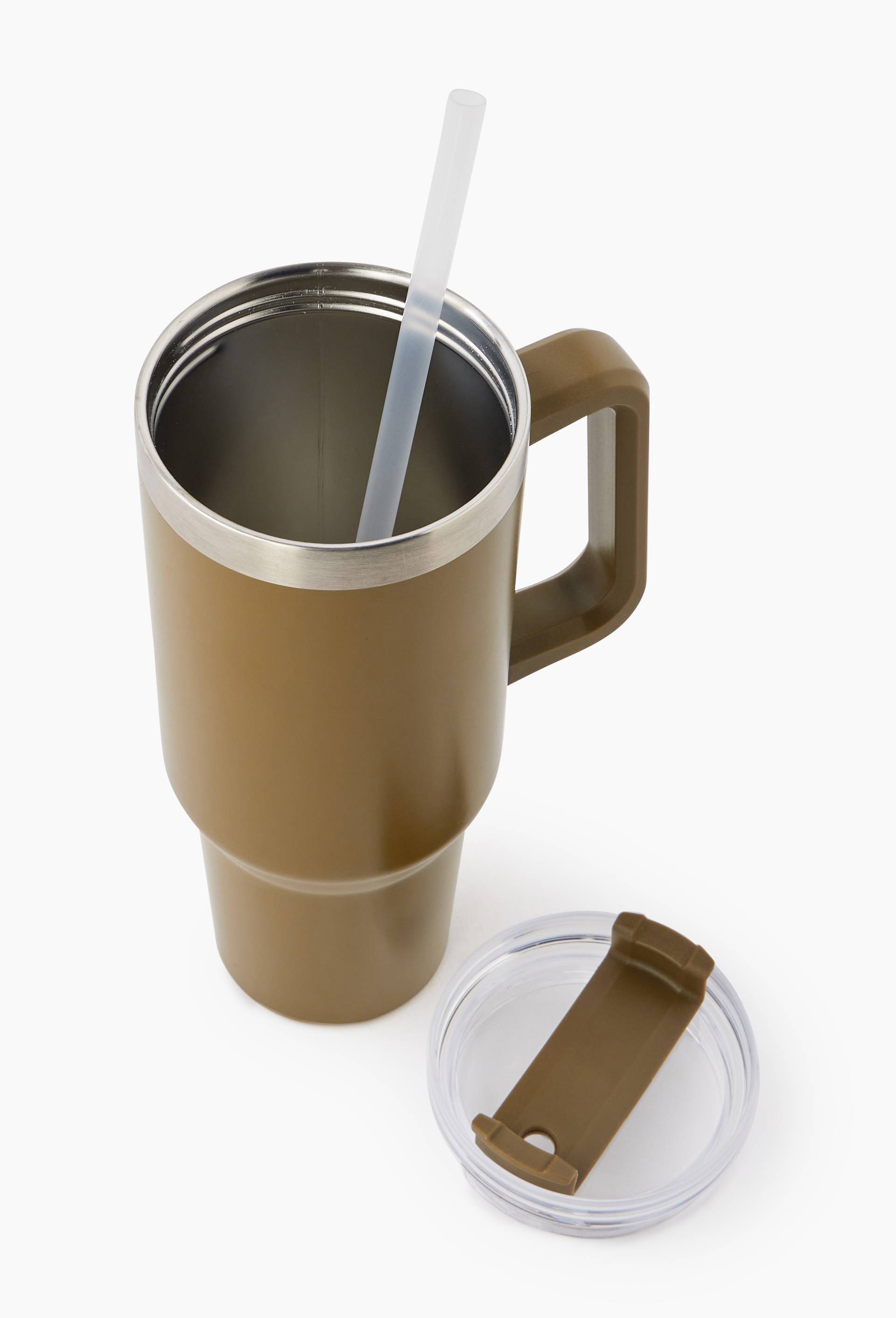 Bouteille isotherme avec poignée, 1,15L, Vert foncé, large image number 2.0