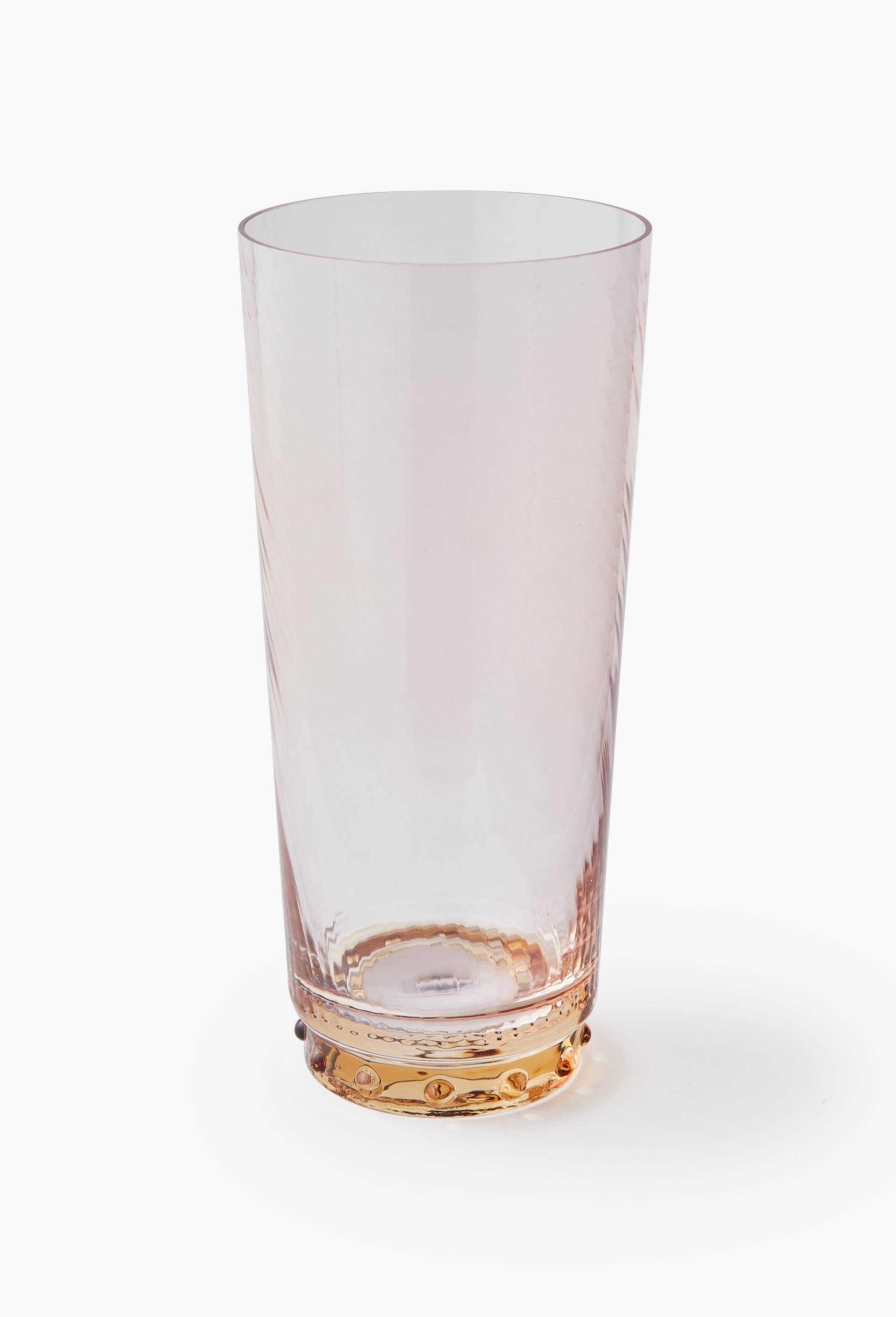 Vase en verre, diam&egrave;tre 14cm hauteur 22cm, PIERRE GONALONS x Monoprix, Multicolore, large image number 0