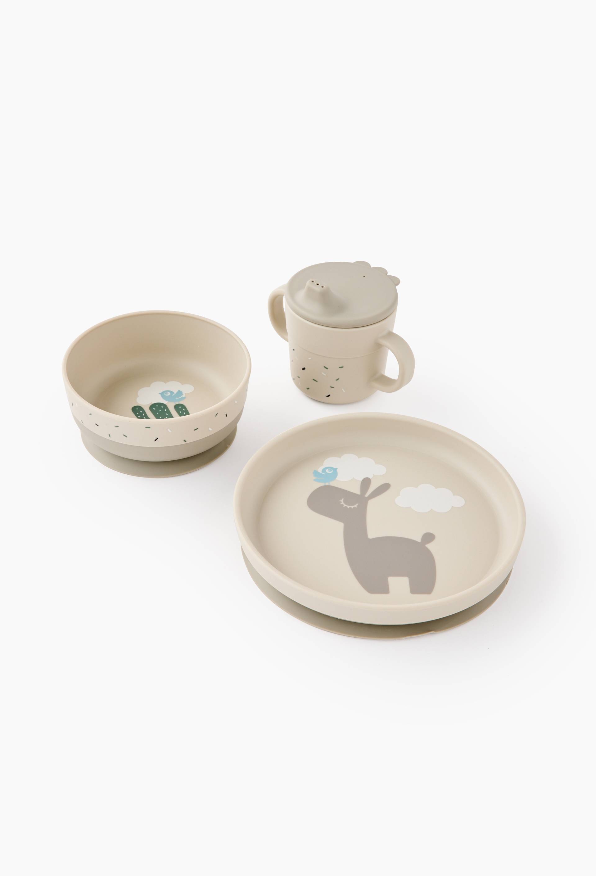 Coffret repas pour enfant, Ecru, large image number 0
