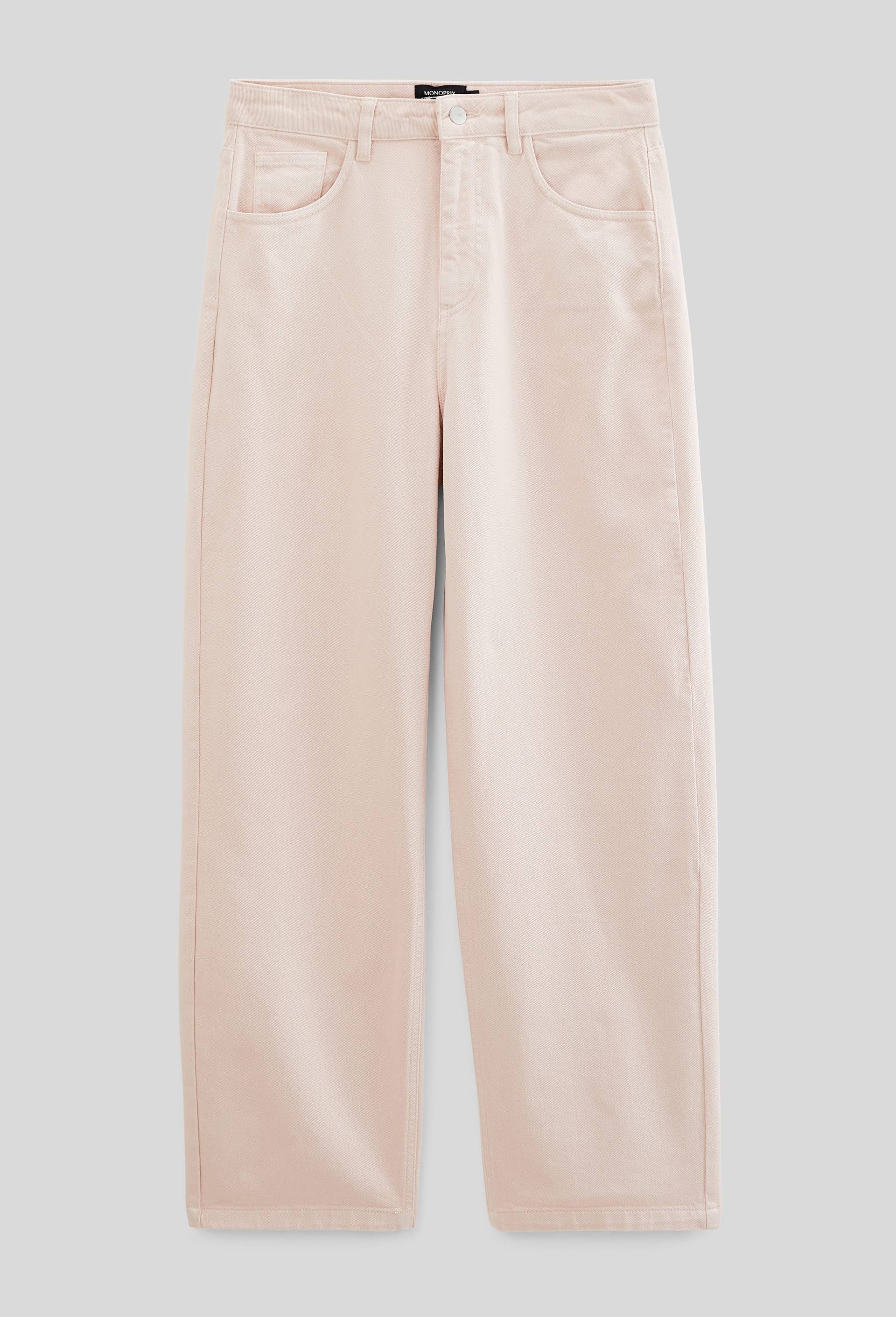 Pantalon droit uni, Rose clair, large image number 3.0