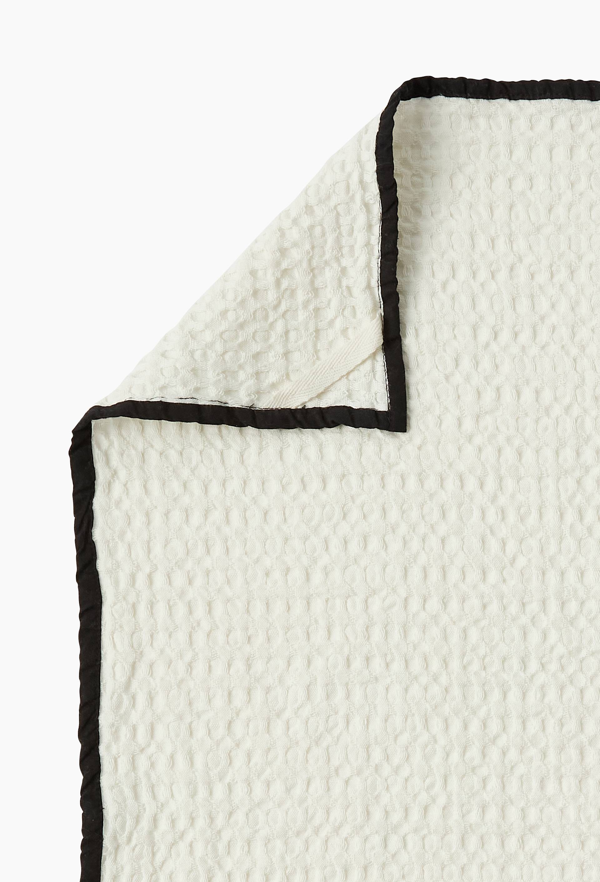 Torchon nid abeille beige, 50x70cm, 100% coton, Brun clair, large image number 1