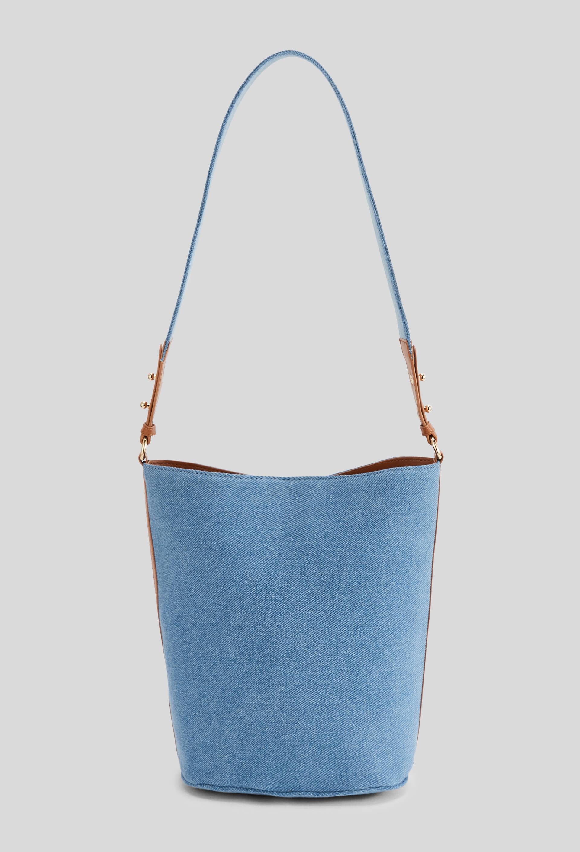 Sac seau en denim, Bleu fonc&eacute;, large image number 2.0