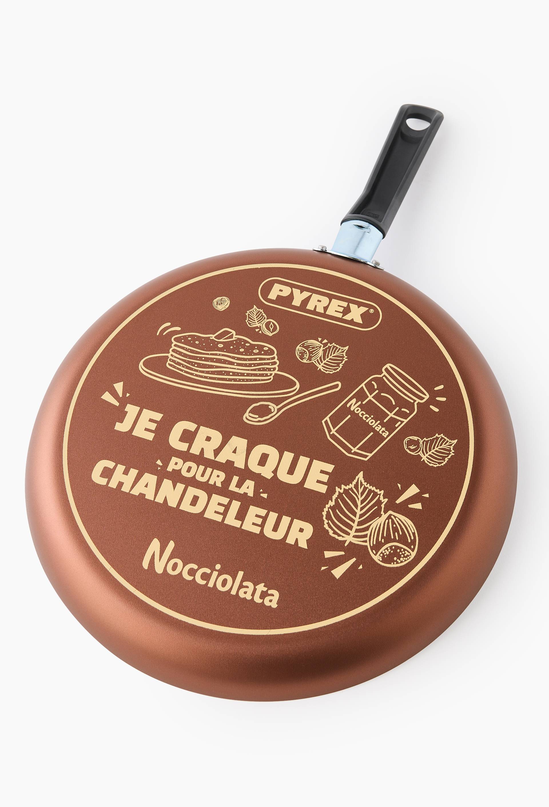 Cr&ecirc;pi&egrave;re, 28cm, non induction, Brun, large image number 1