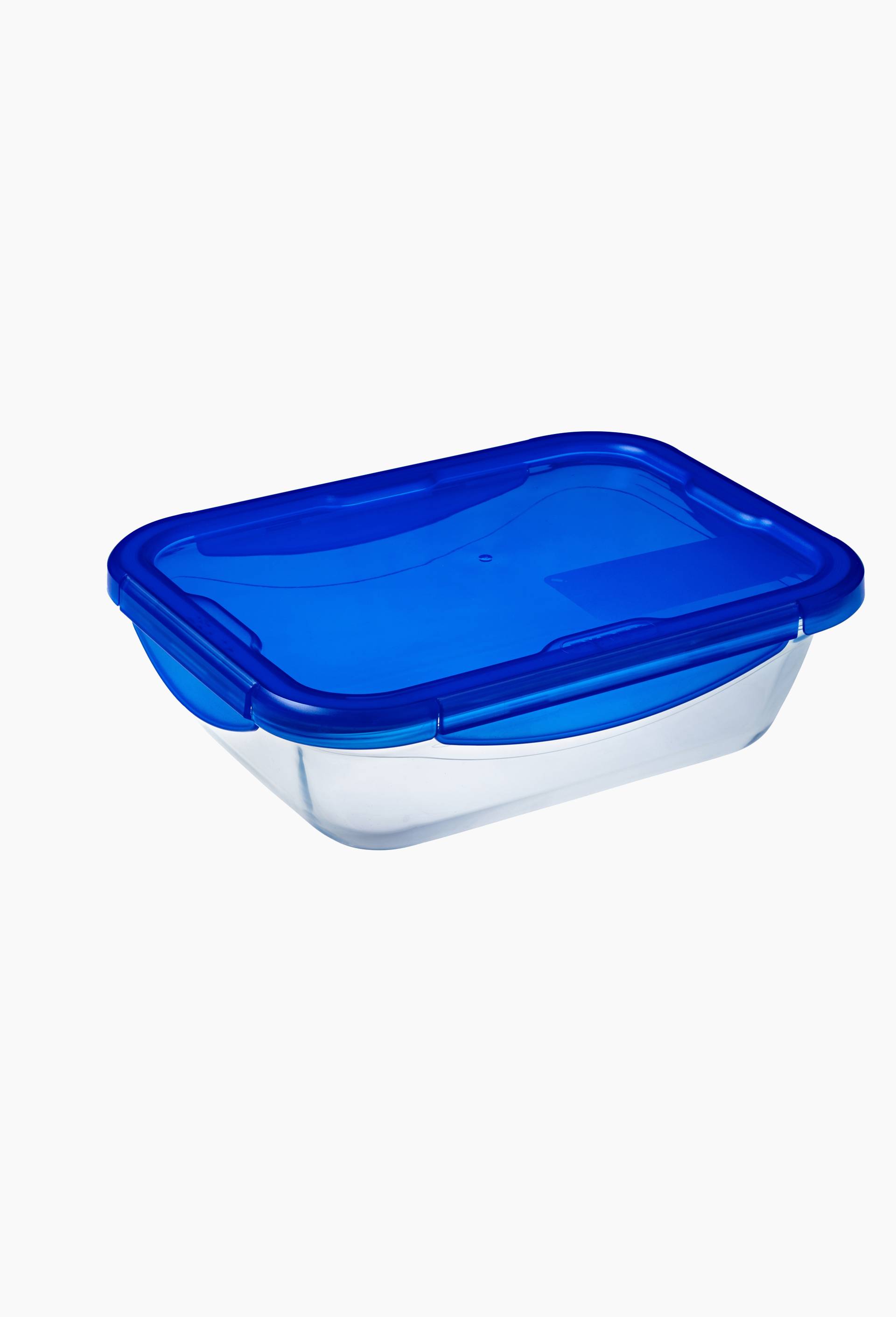 Bo&icirc;te rectangulaire avec couvercle, 24cm, Transparent, large image number 2.0