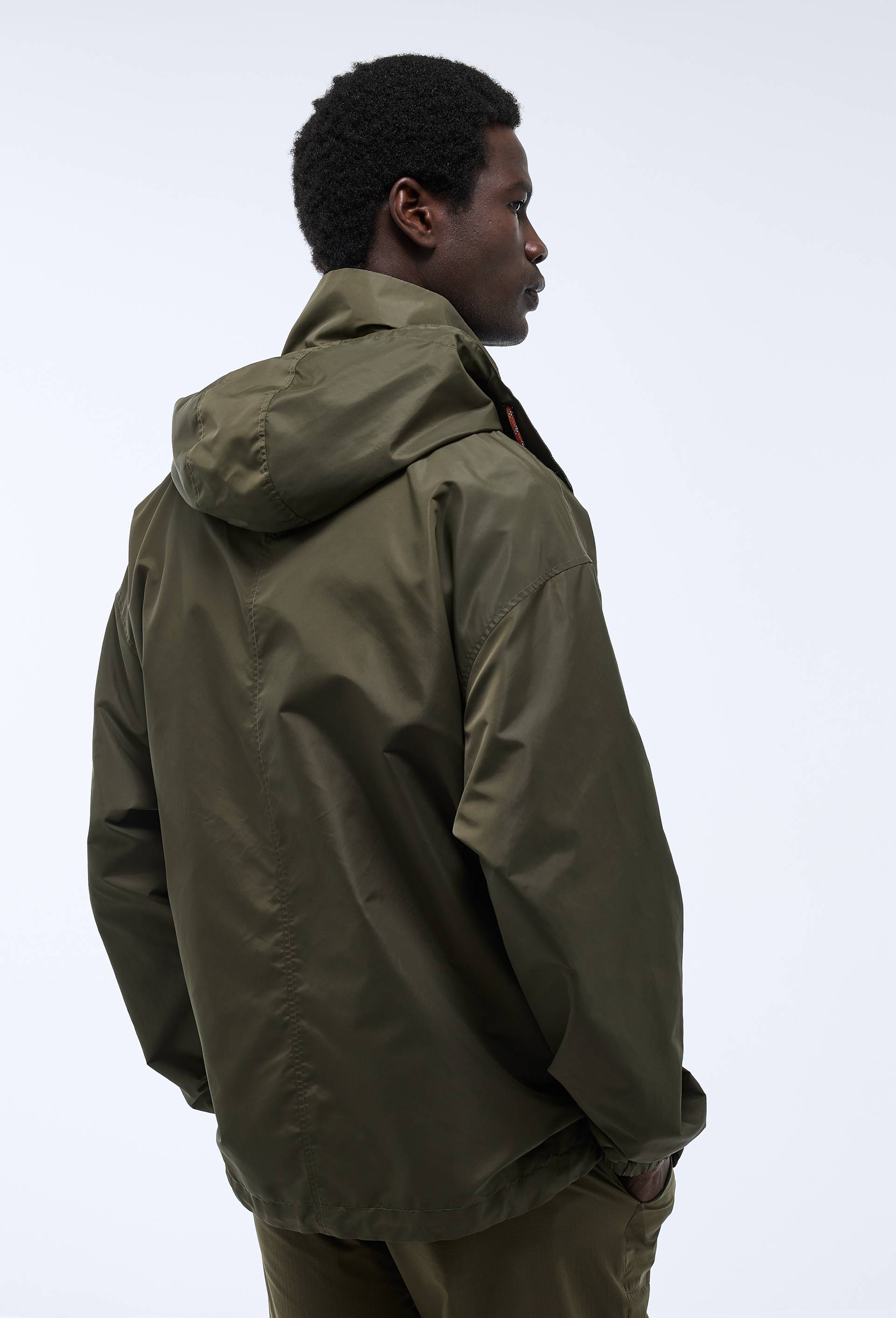 Parka de randonn&eacute;e d&eacute;perlante, Vert fonc&eacute;, large image number 2