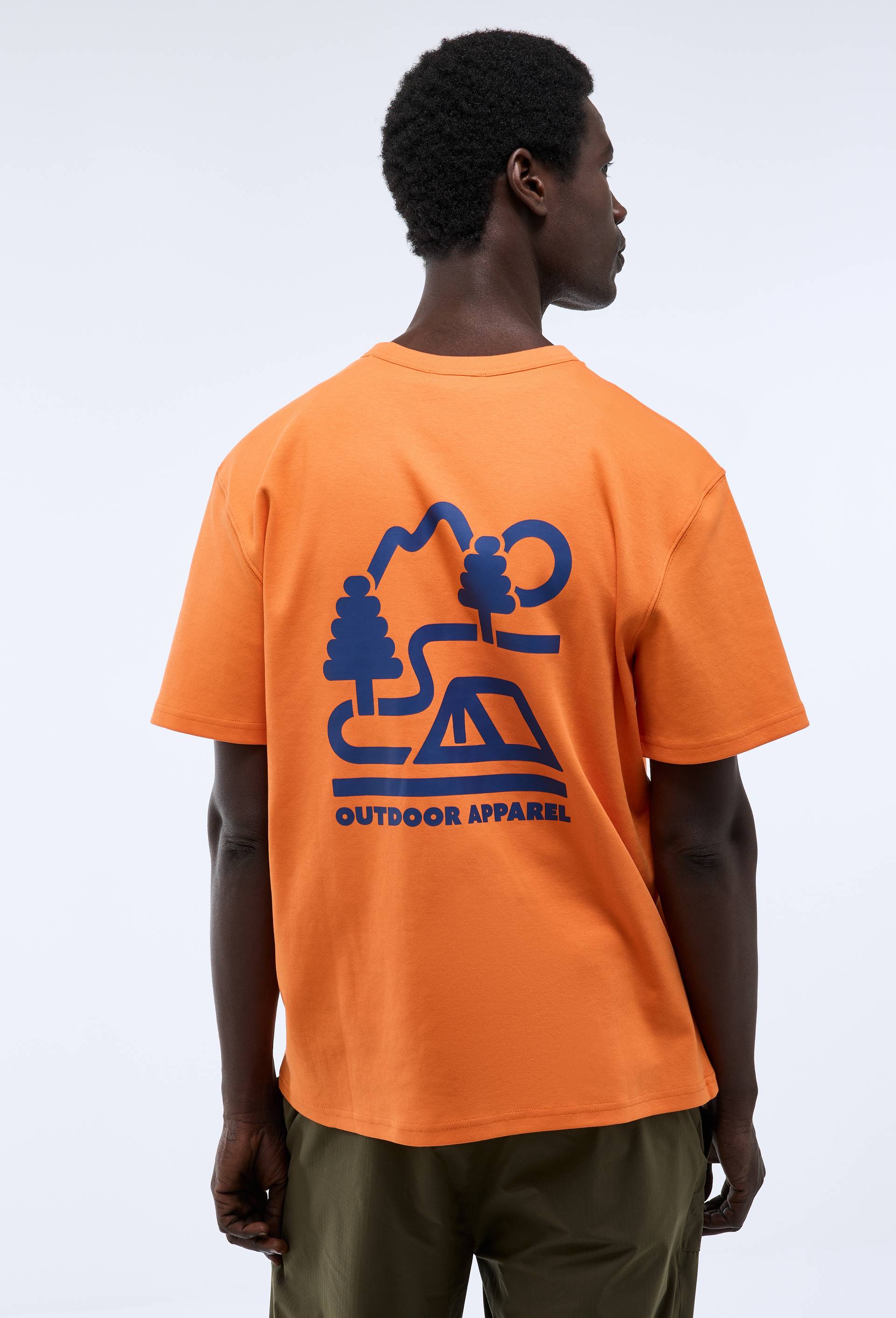 T-shirt &agrave; manches courtes en coton BIO GOTS, Orange, large image number 1