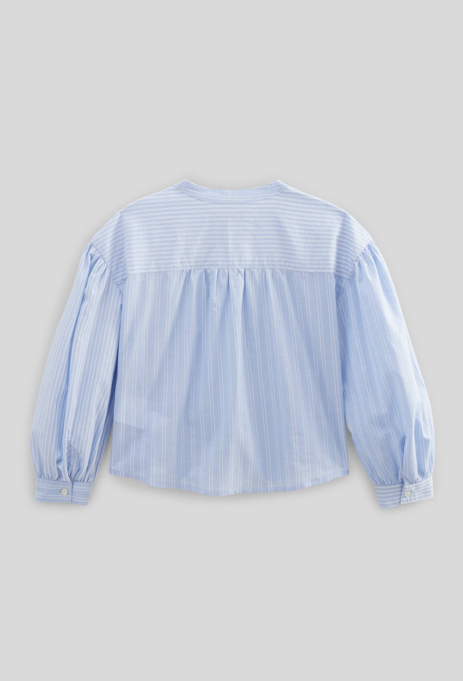 Chemise &agrave; rayures en coton, Bleu, large image number 2