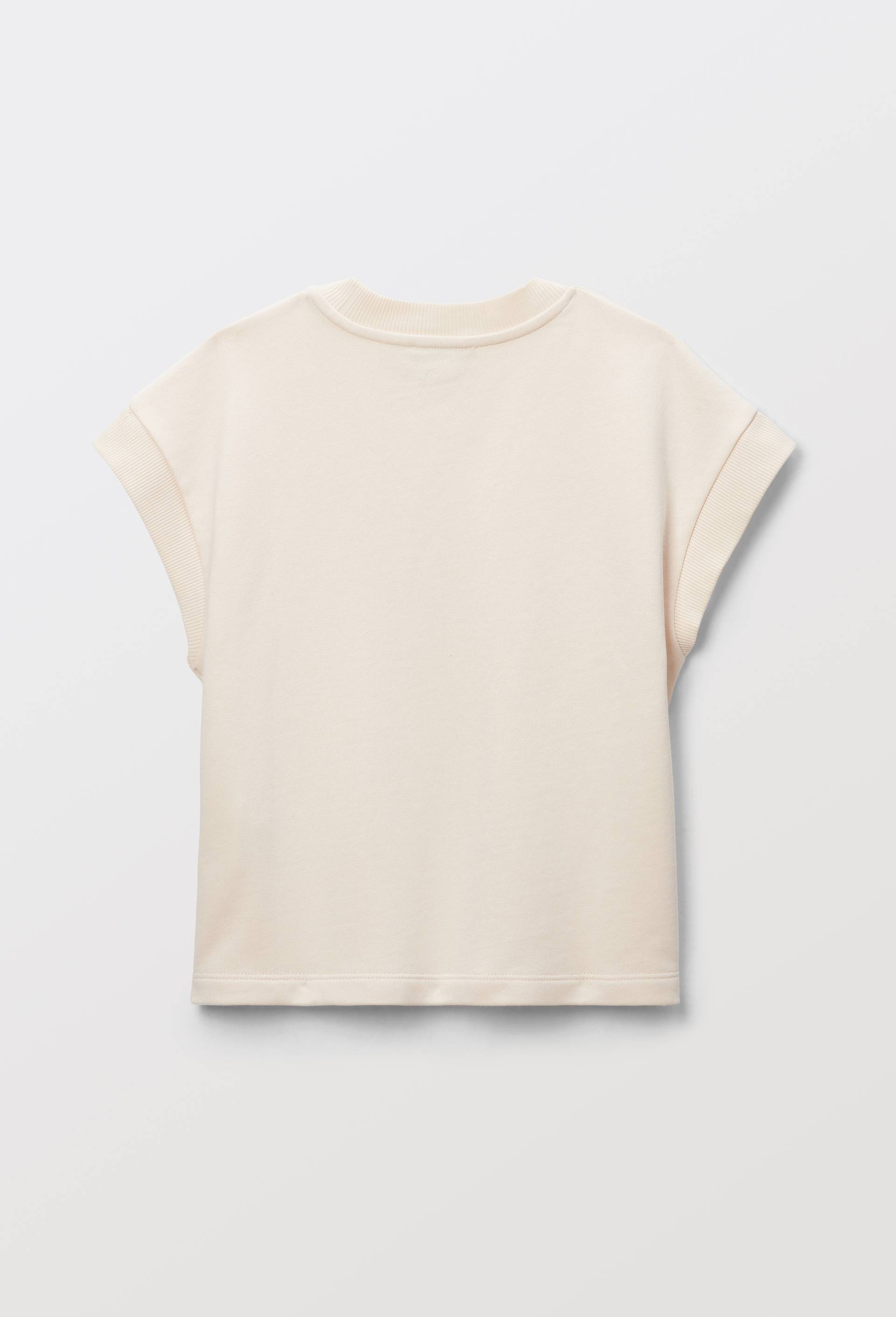 Sweat sans manches imprim&eacute;, Beige clair, large image number 4