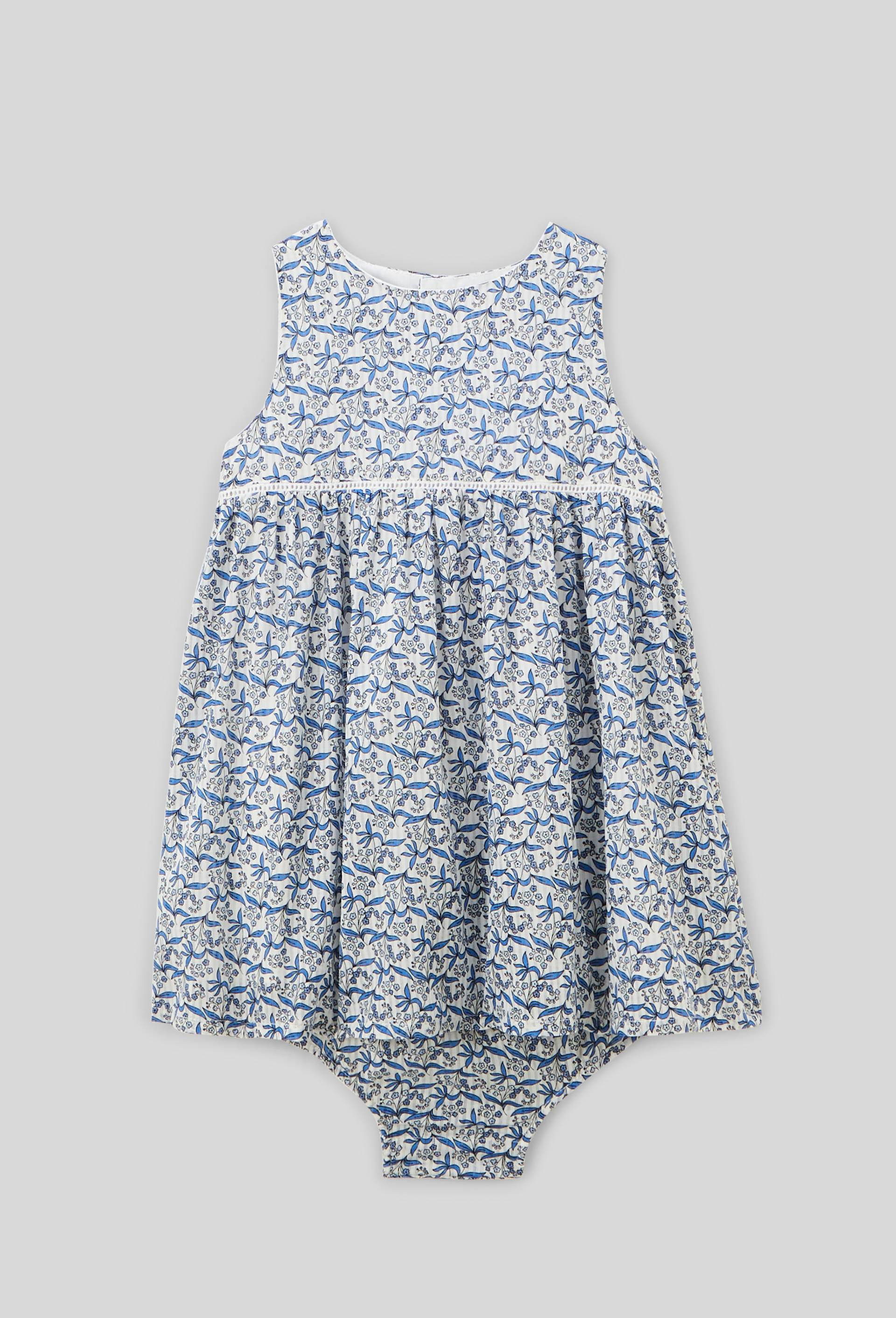 Robe avec bloomer imprimés - Collection Cérémonie, Beige clair, large image number 0