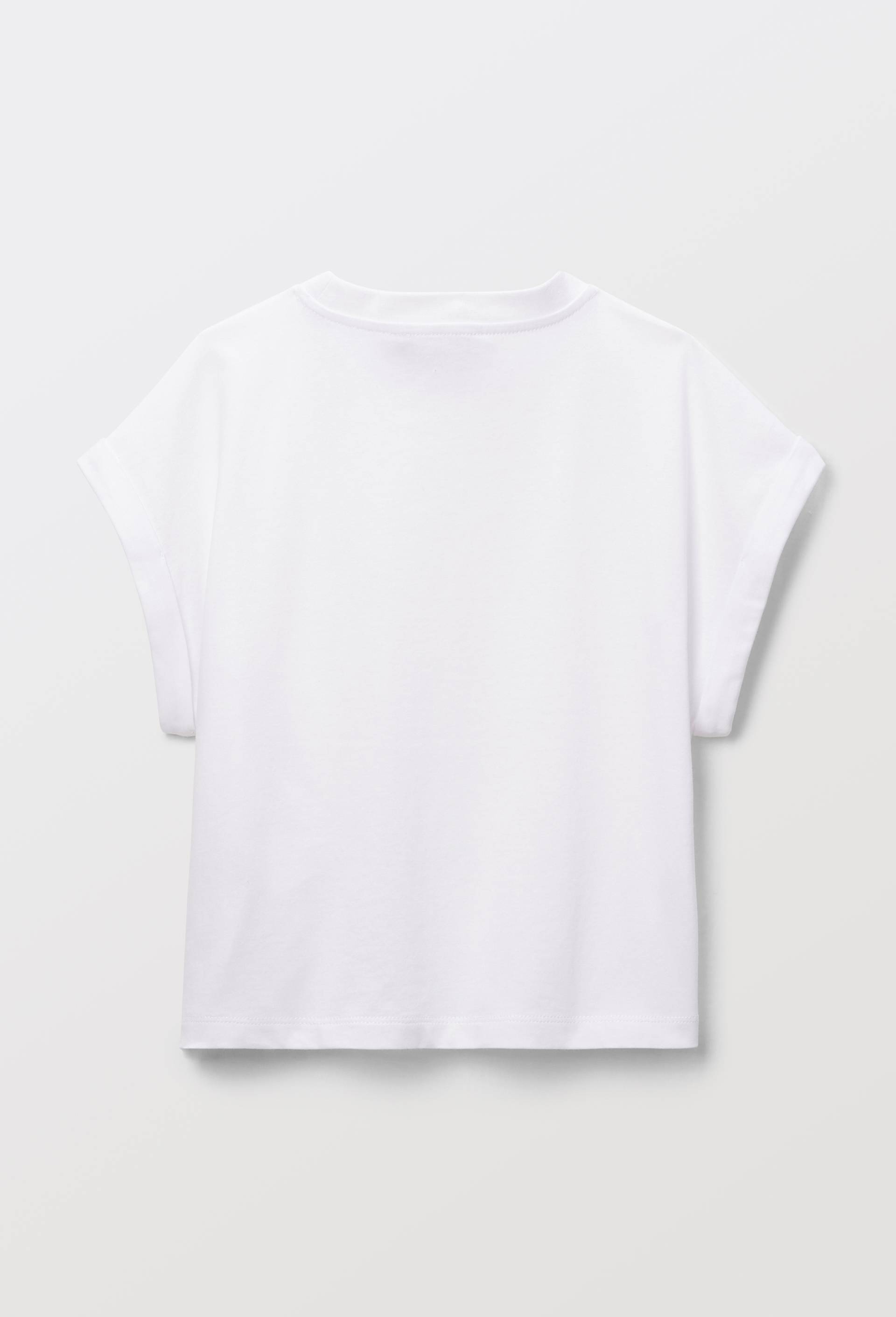 T-shirt &agrave; noeud, Blanc, large image number 2