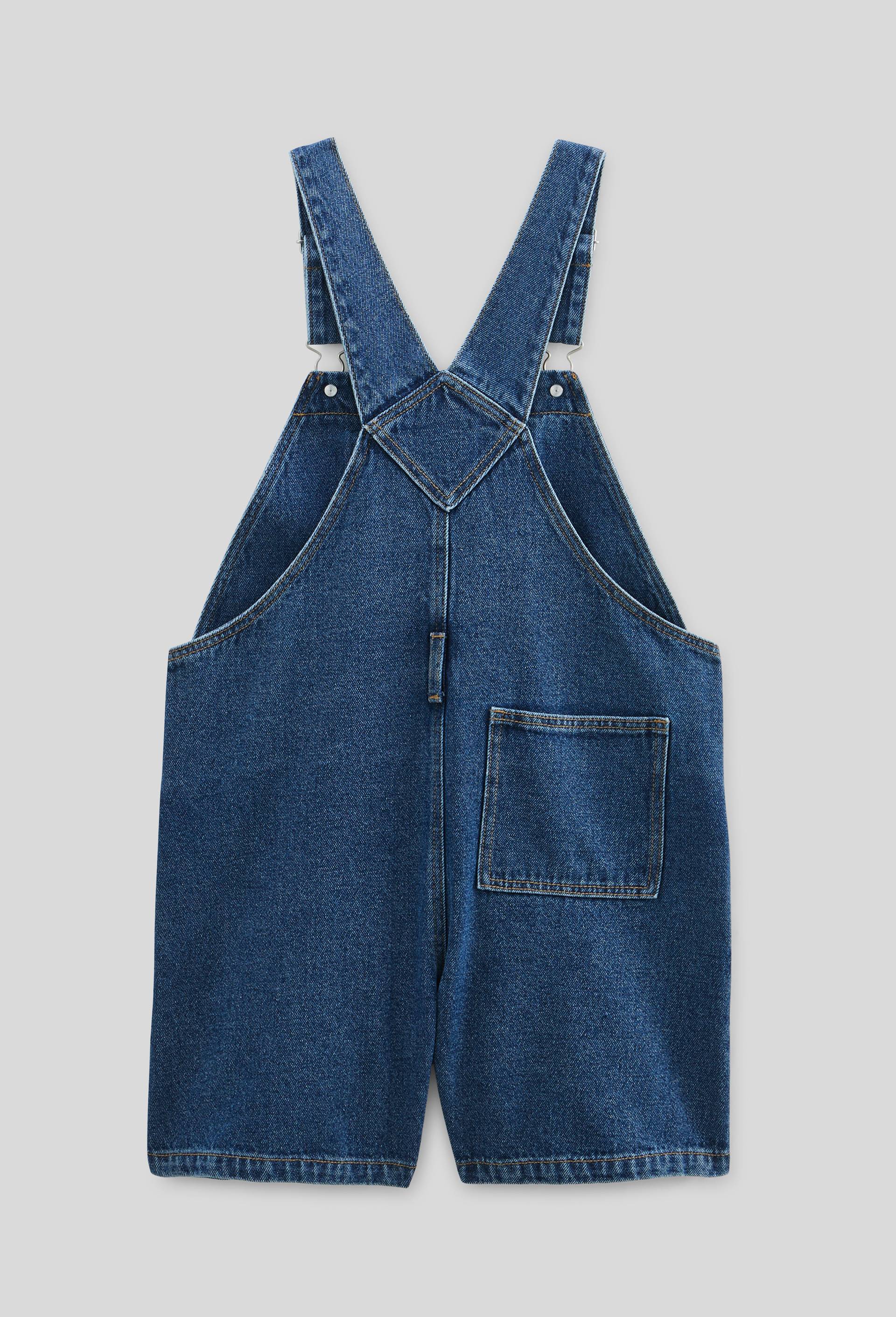 Salopette Denim Grandwish Garçon/Fille - Bleu - Tailles 2 à 10 Ans - Coton/Polyester