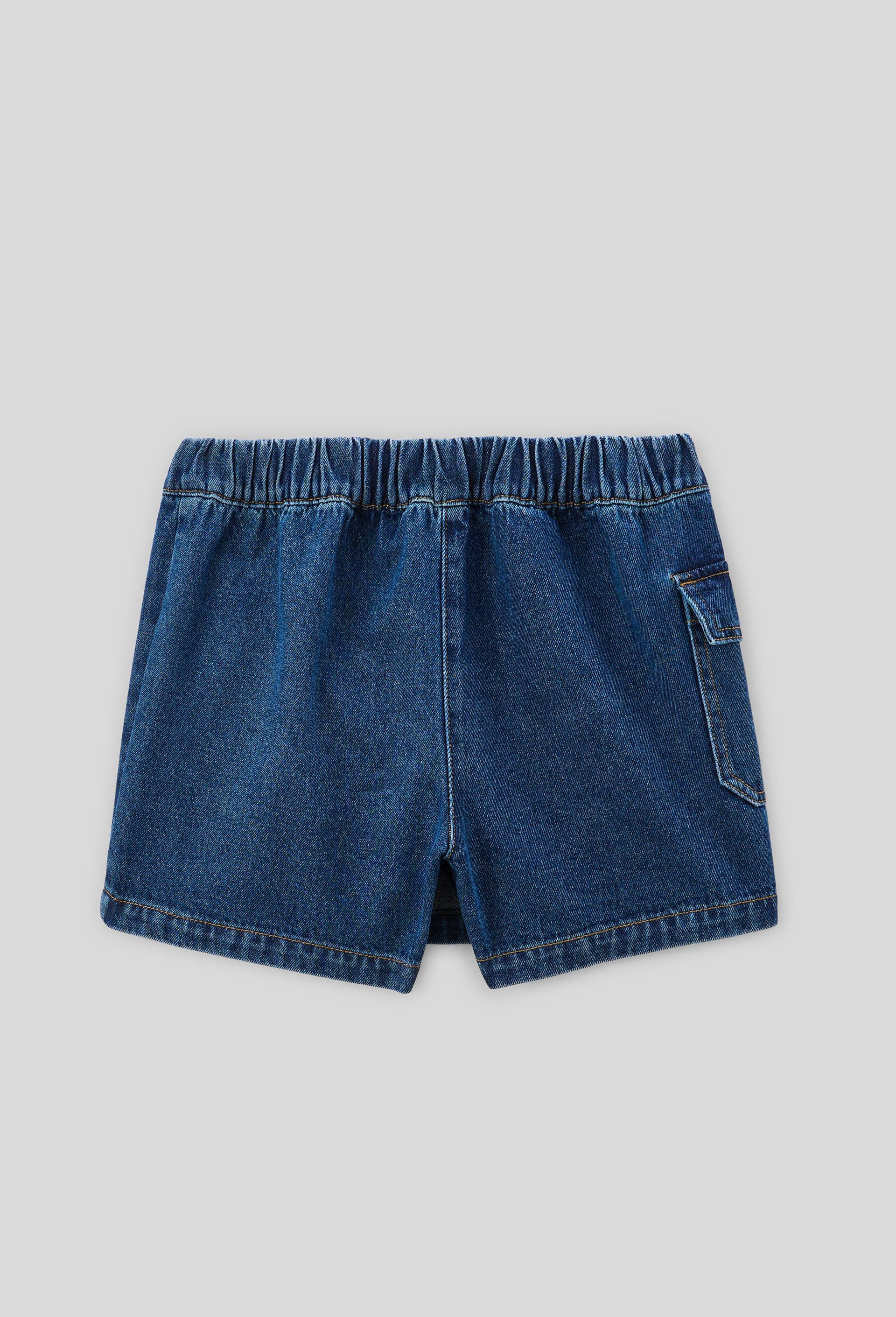 Jupe short en jean, Bleu foncé, large image number 1