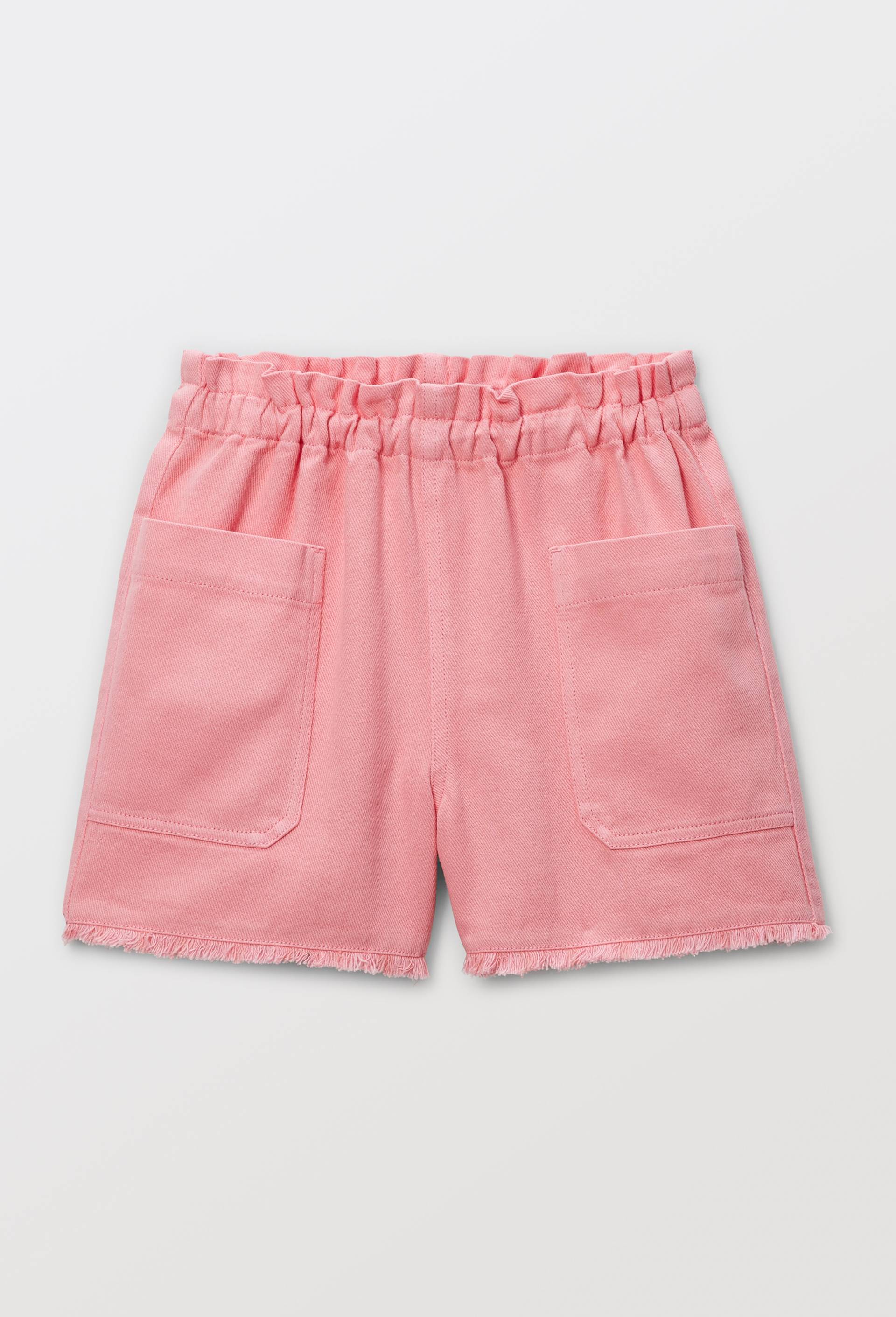 Short uni en coton, Rose, swatch image