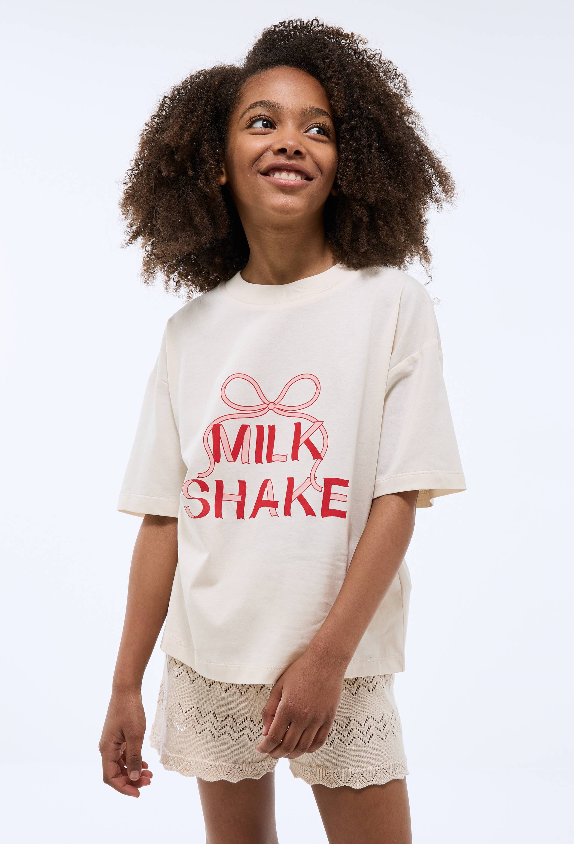 T-shirt imprim&eacute;, Beige clair, large image number 0