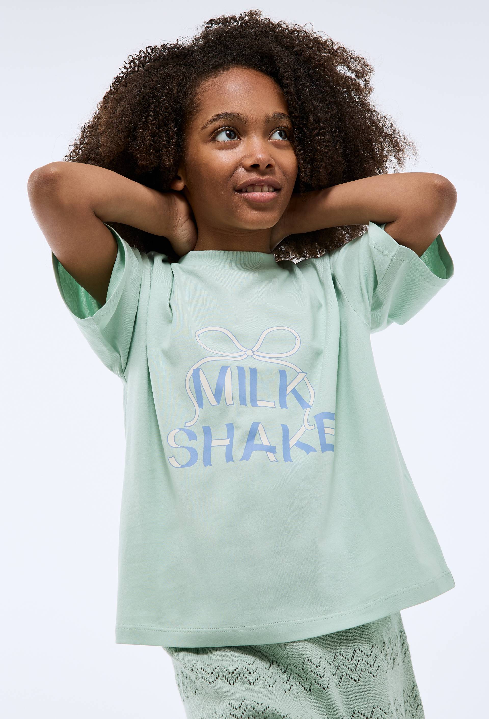 T-shirt imprim&eacute;, Vert clair, large image number 0.0