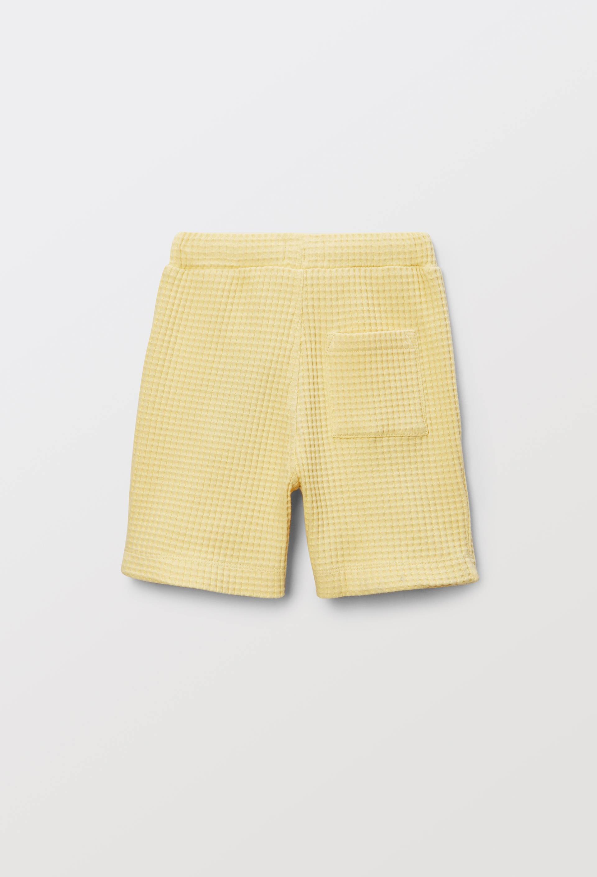 Short uni en coton BIO GOTS, Jaune, large image number 1