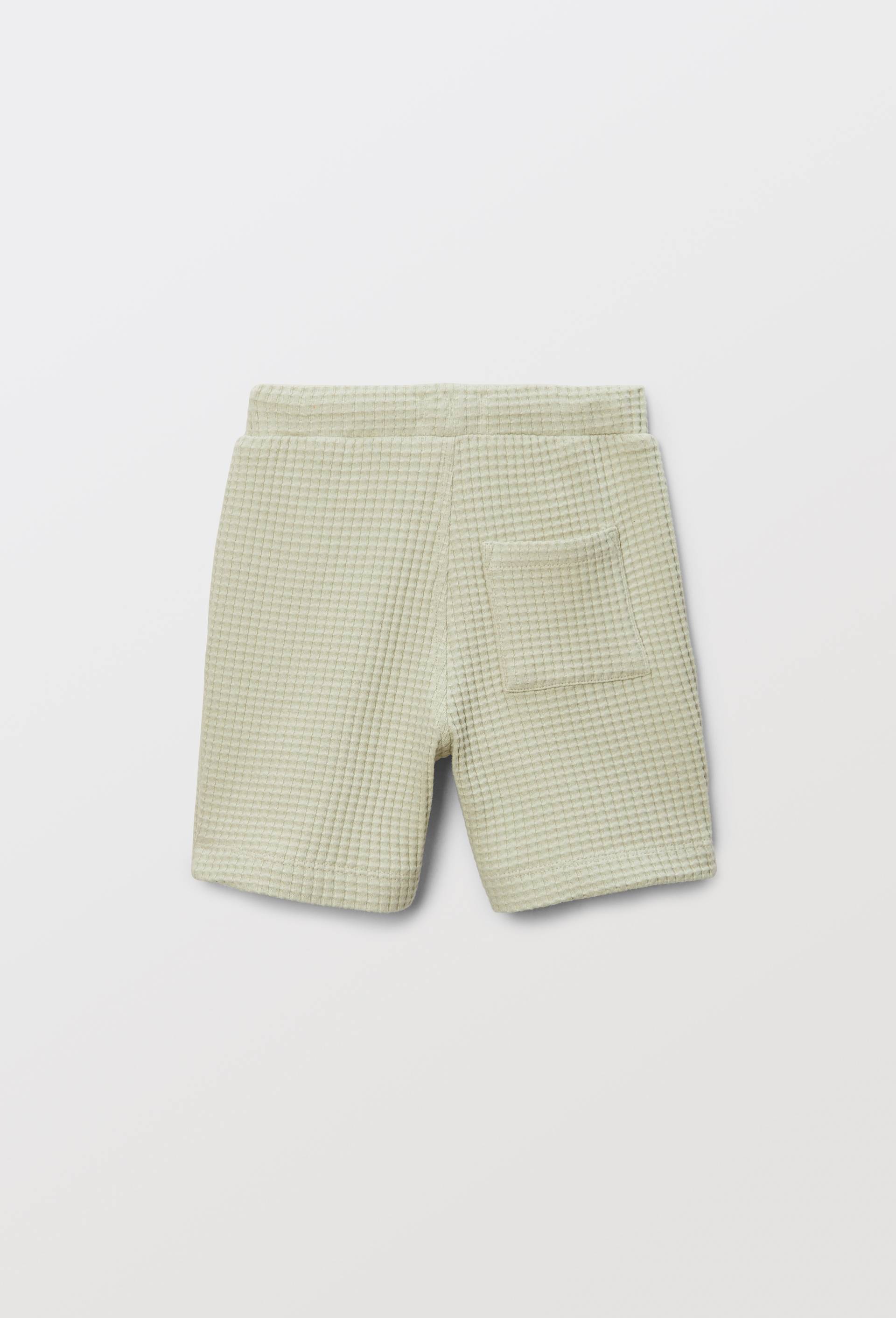 Short uni en coton BIO GOTS, Vert clair, large image number 1