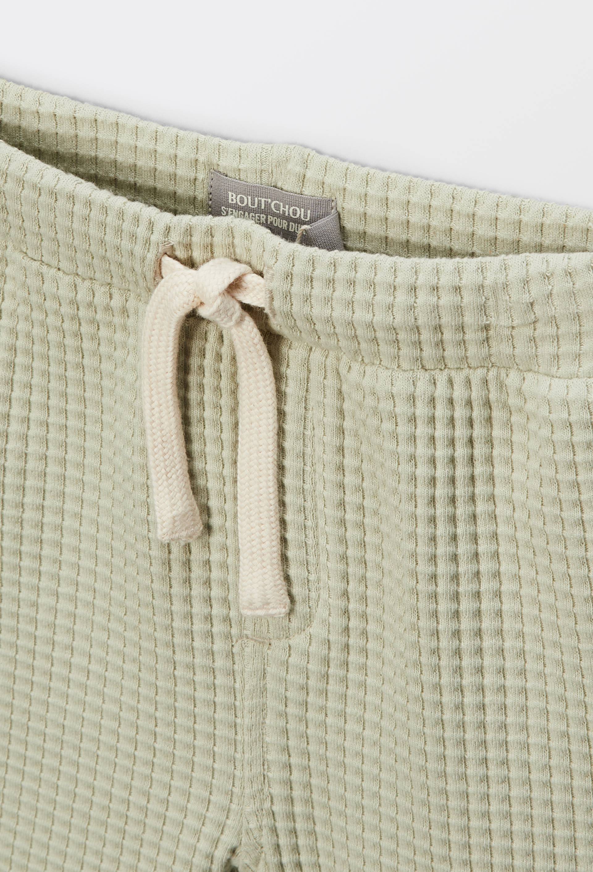 Short uni en coton BIO GOTS, Vert clair, large image number 2
