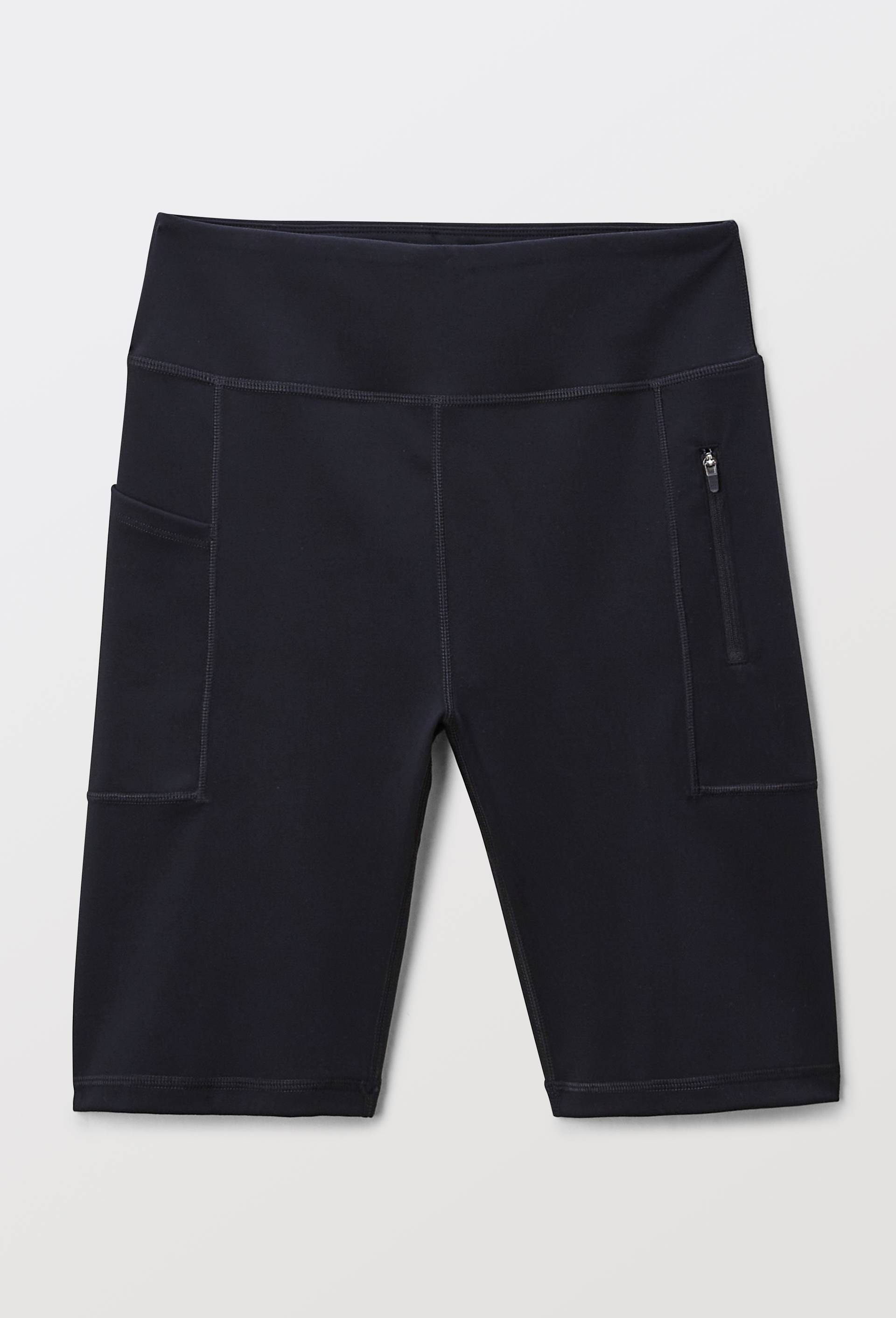 Short cycliste uni, Noir, large image number 2.0