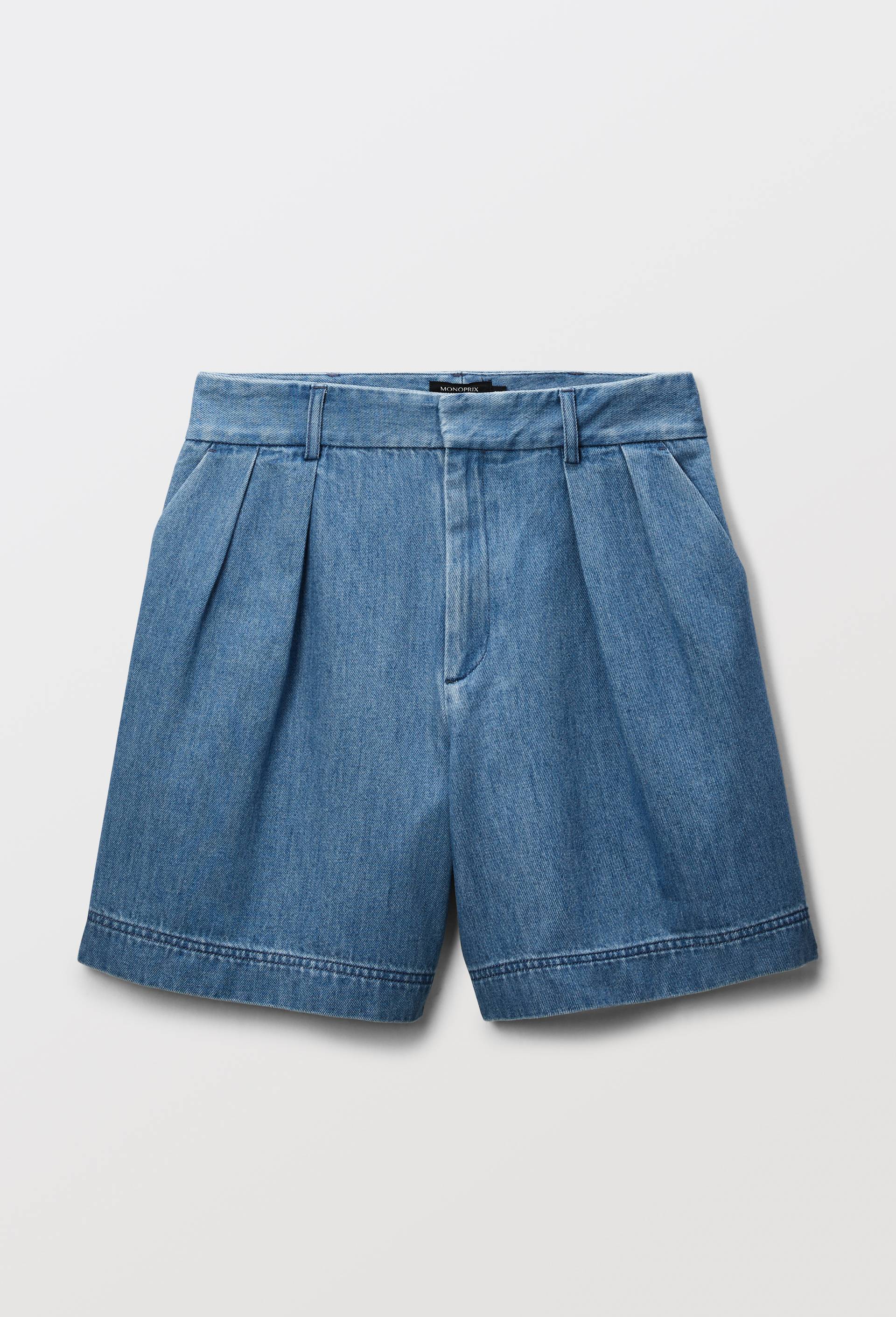 Short en denim, Bleu fonc&eacute;, large image number 2