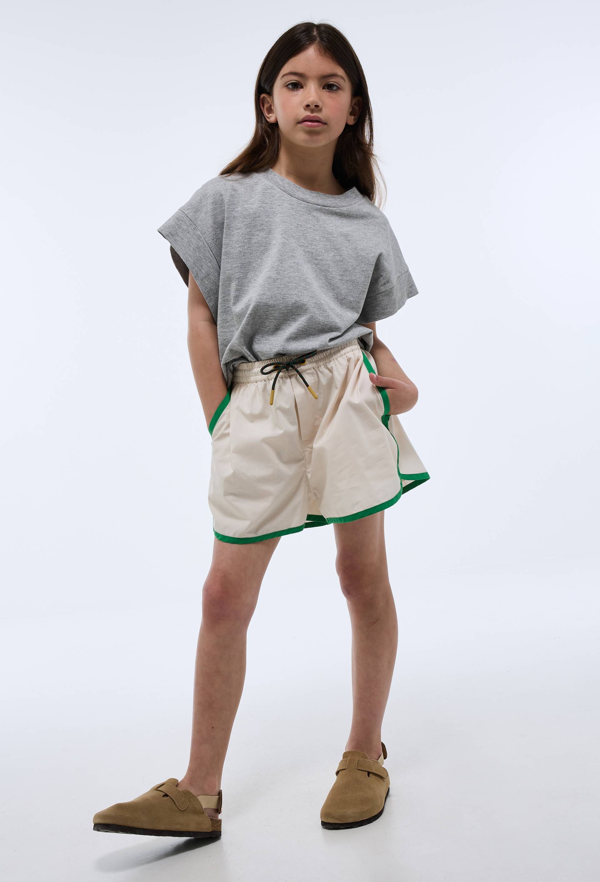 Shot en coton BIO, Beige clair, large image number 0