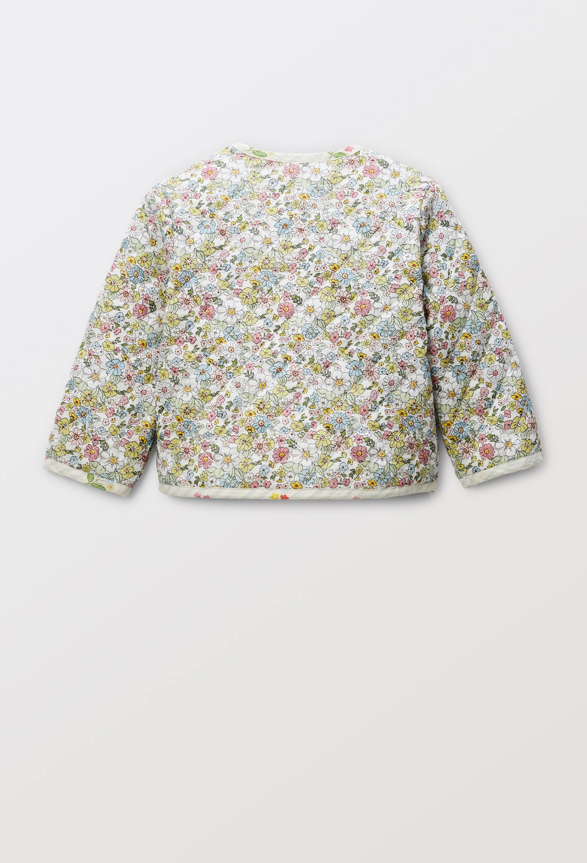 Veste réversible imprimée en coton BIO GOTS, Ecru, large image number 3.0