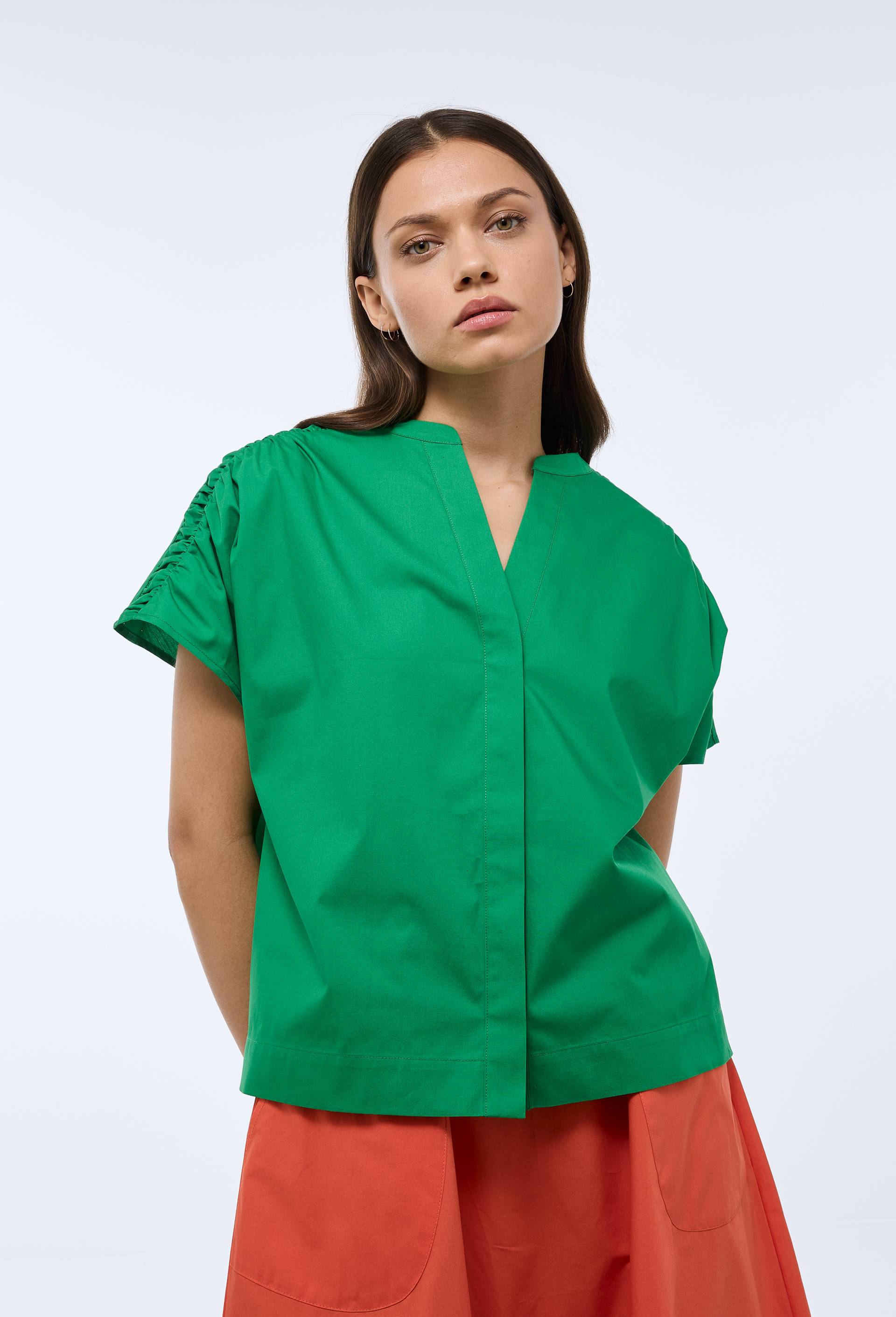 Top sans manches uni en coton BIO GOTS, Vert, large image number 0