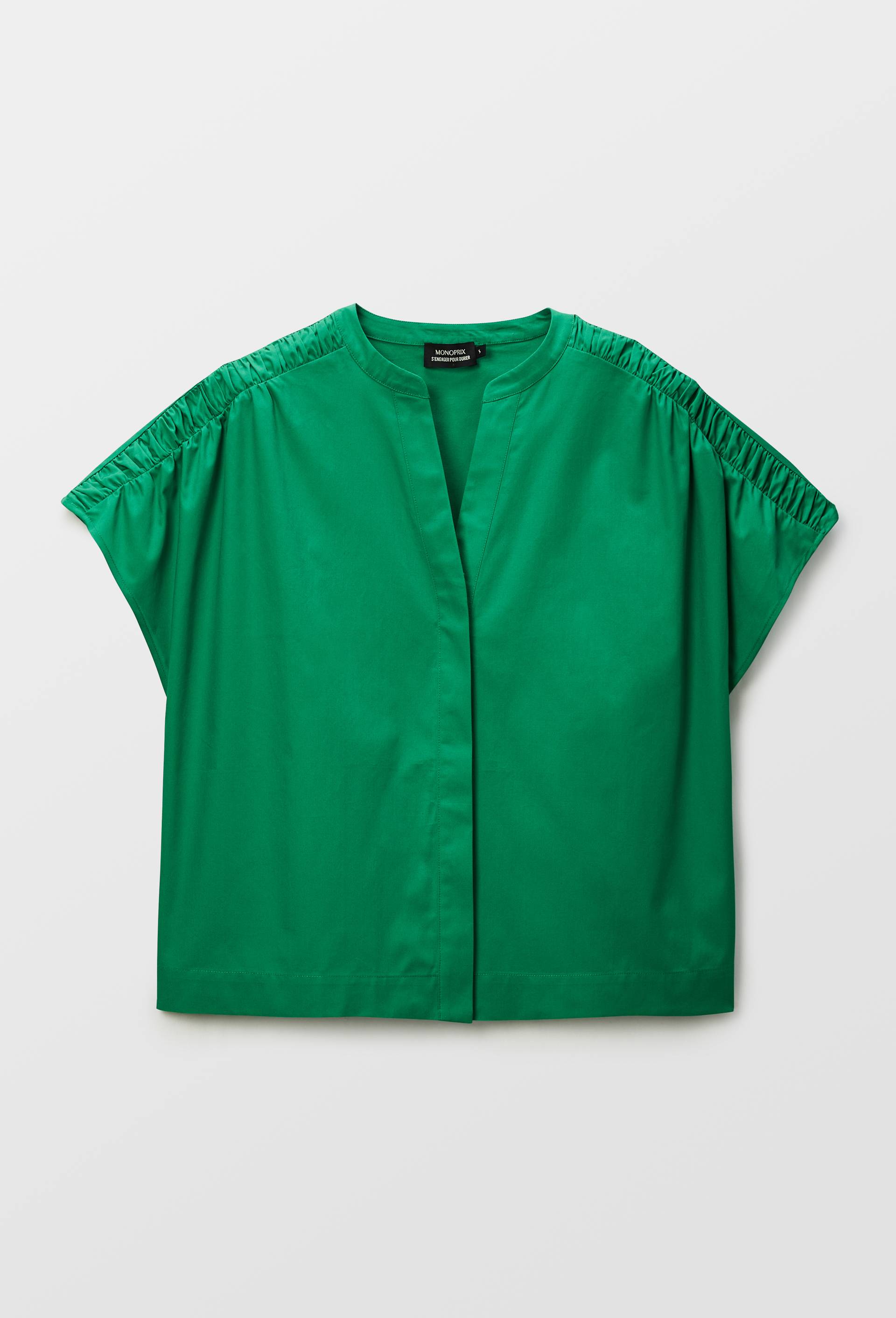 Top sans manches uni en coton BIO GOTS, Vert, large image number 2