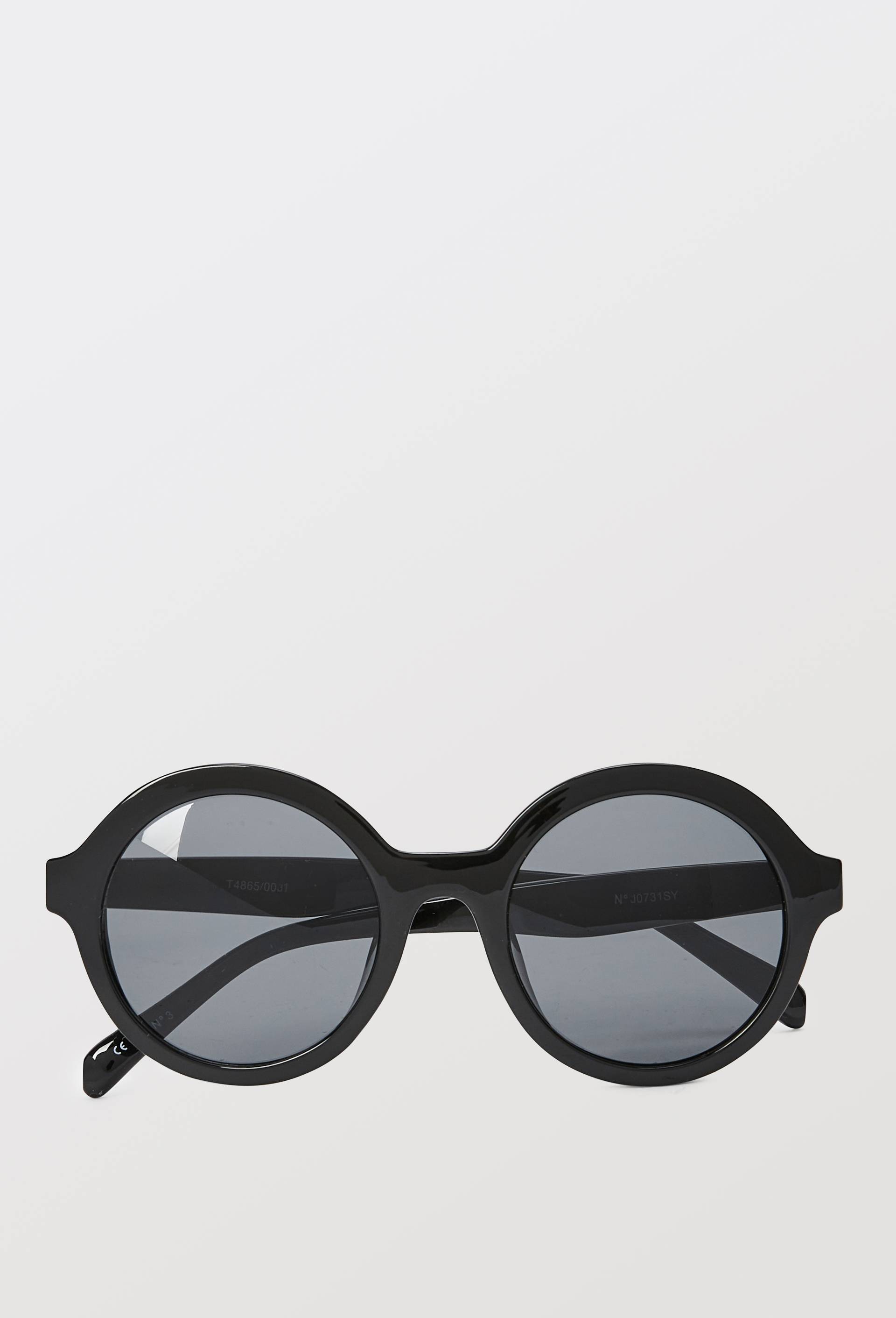 Lunettes de soleil rondes, Noir, large image number 1