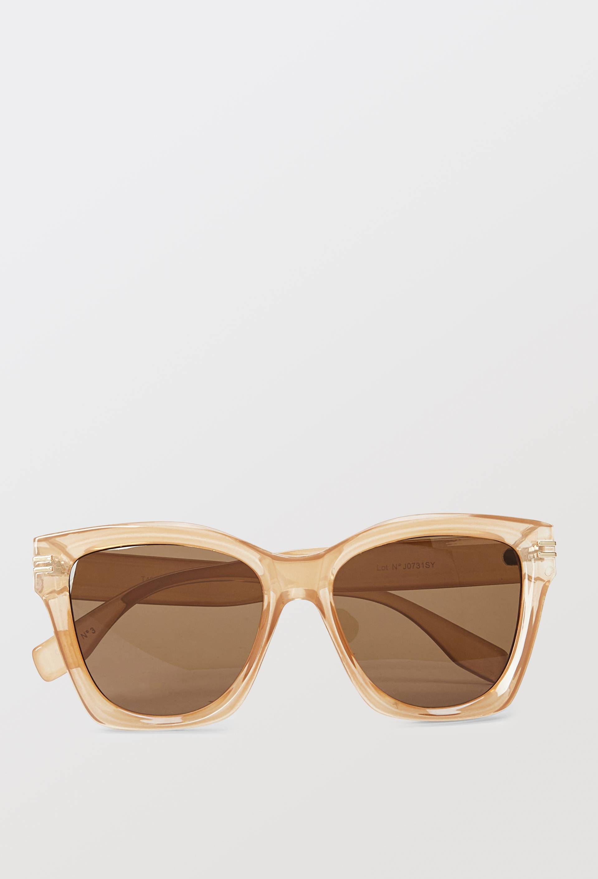 Lunettes de soleil oversize, Brun, large image number 1