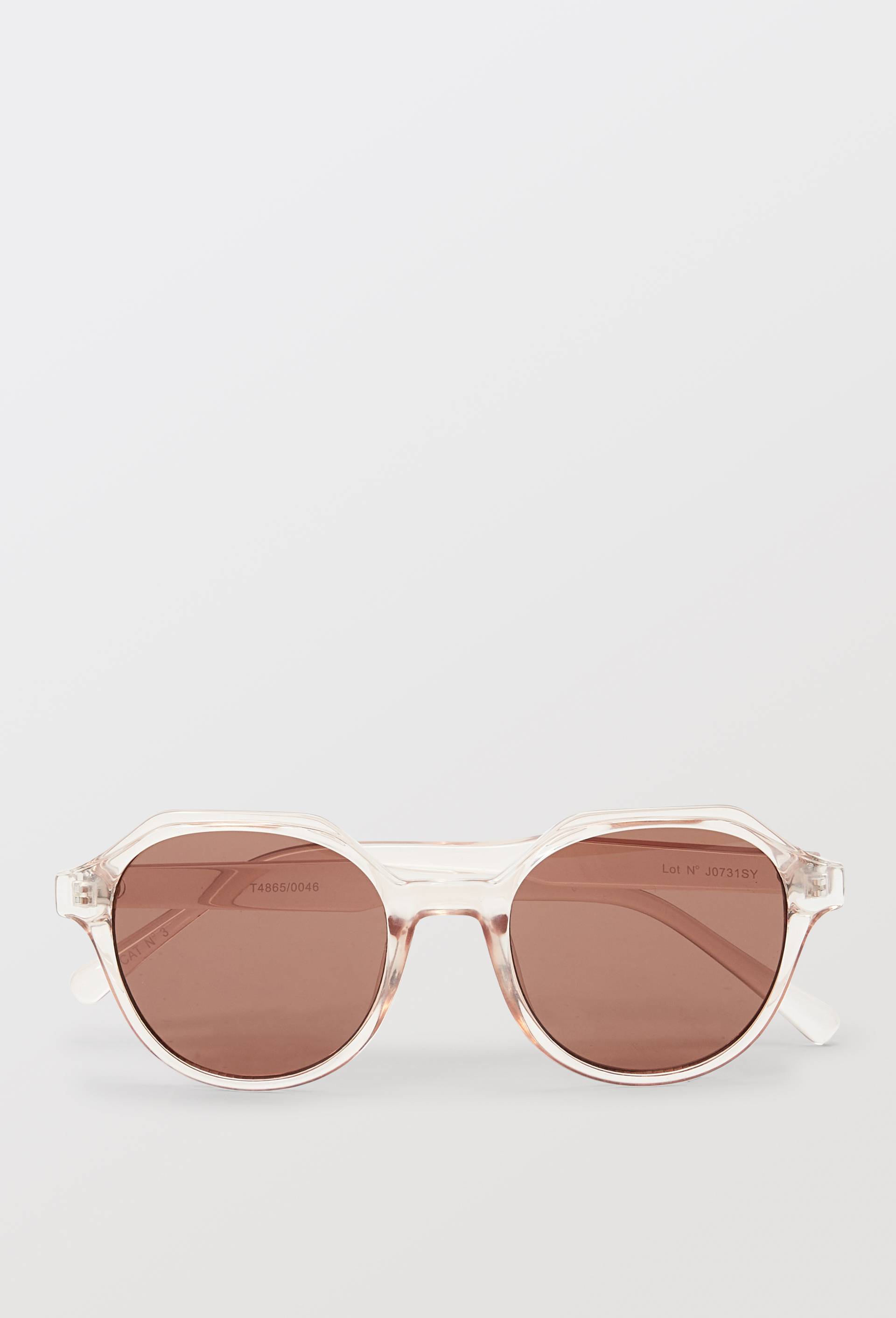 Lunettes de soleil carr&eacute;es, Orange clair, large image number 1