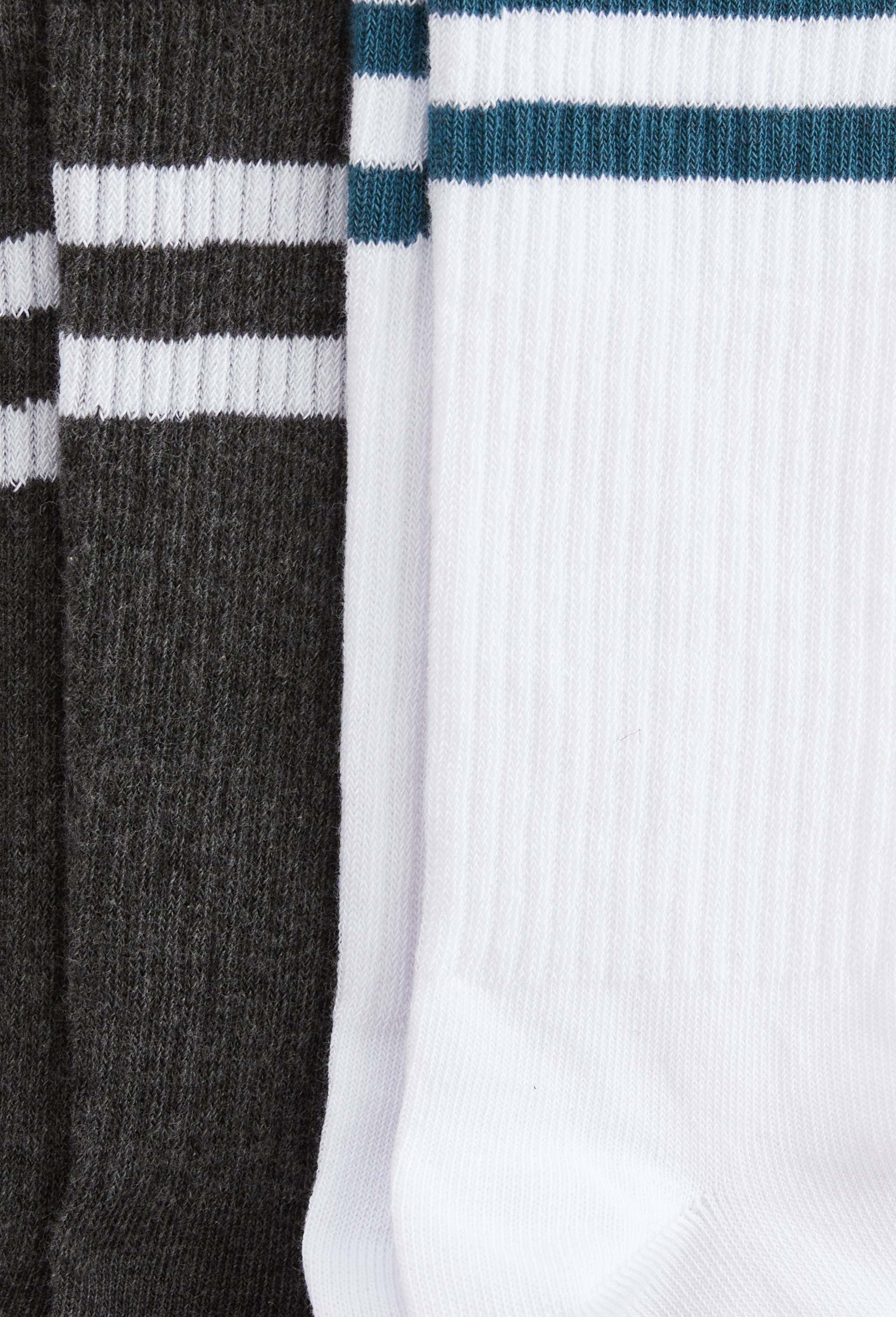 Lot de 2 paires de chaussettes sport fantaisie, Blanc, large image number 1.0