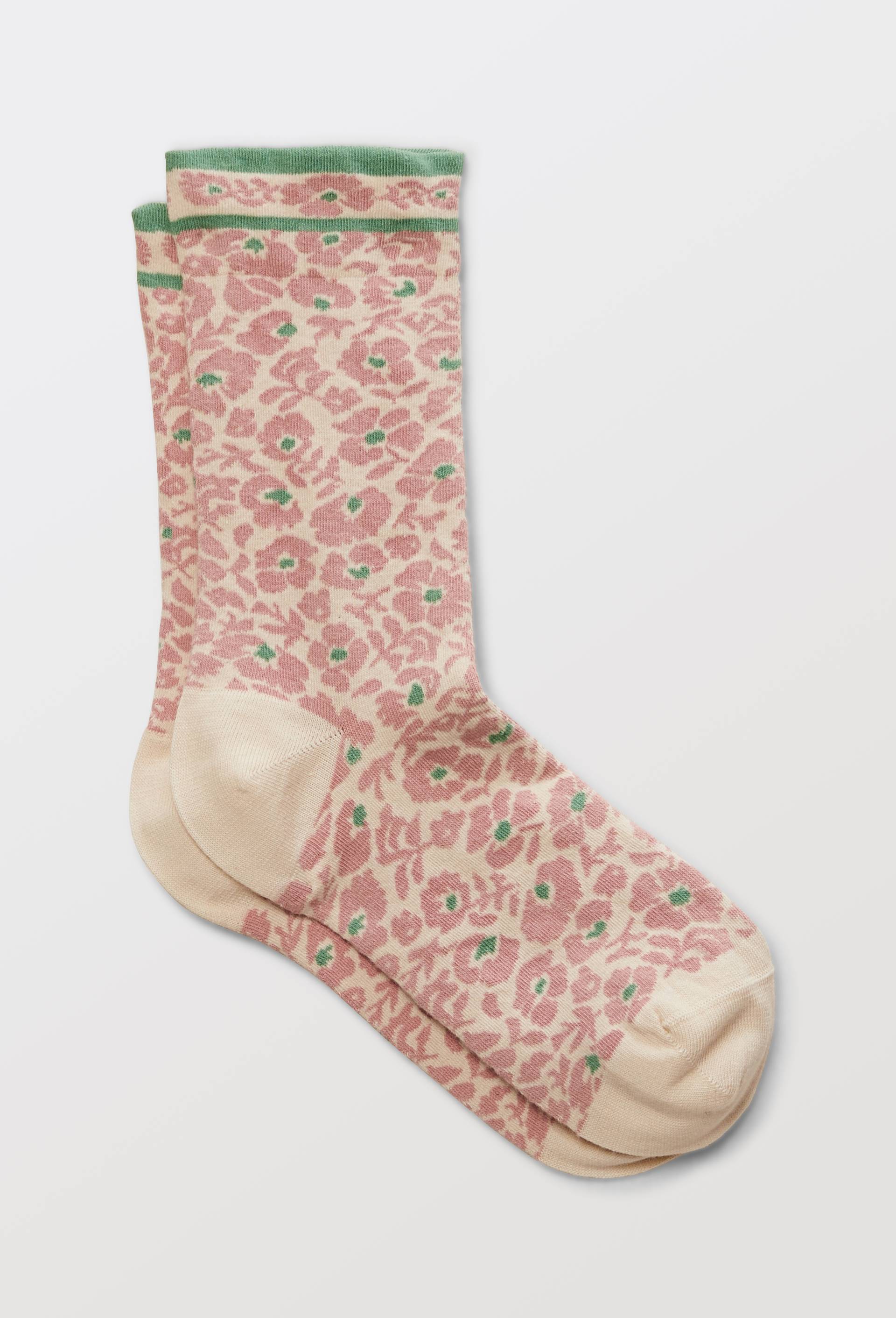 Paire de chaussettes motif liberty en coton, Rose, swatch image