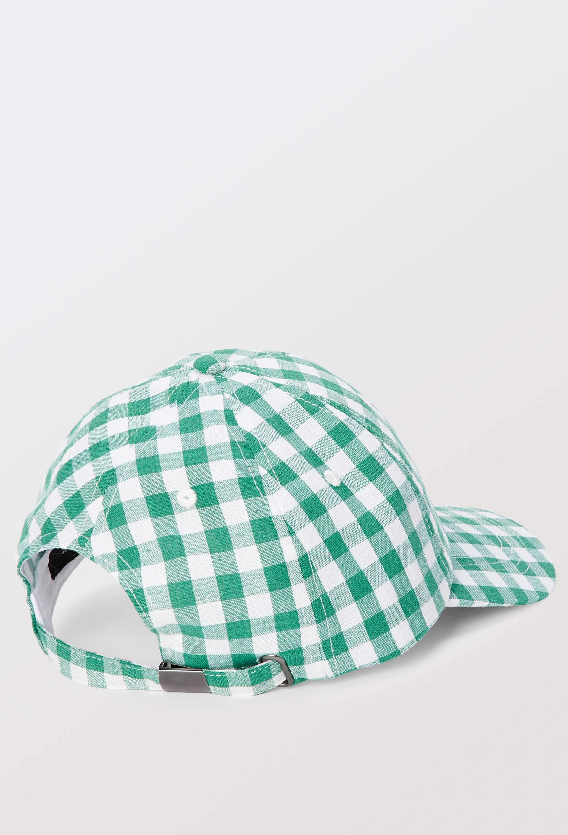 Casquette &agrave; carreaux, Vert fonc&eacute;, large image number 1