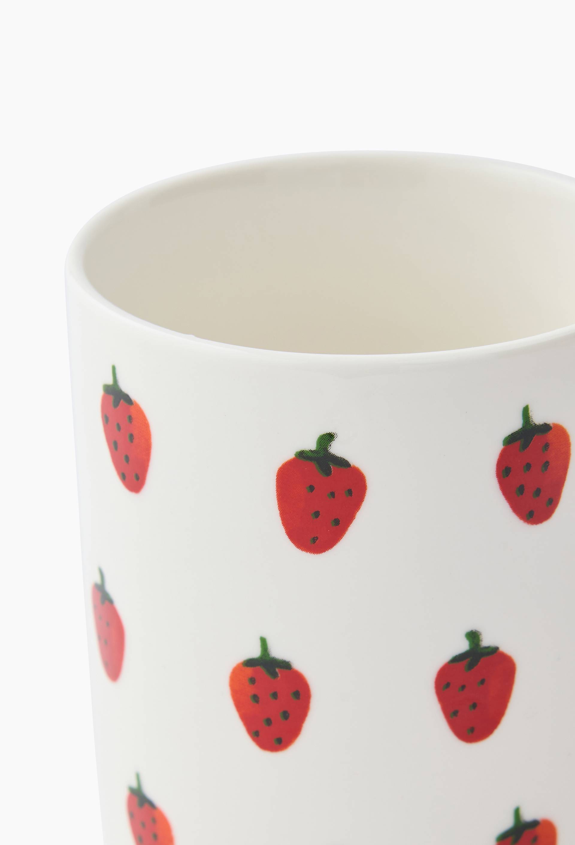 Mug finition imprim&eacute;e, 32cl, Rouge, large image number 1