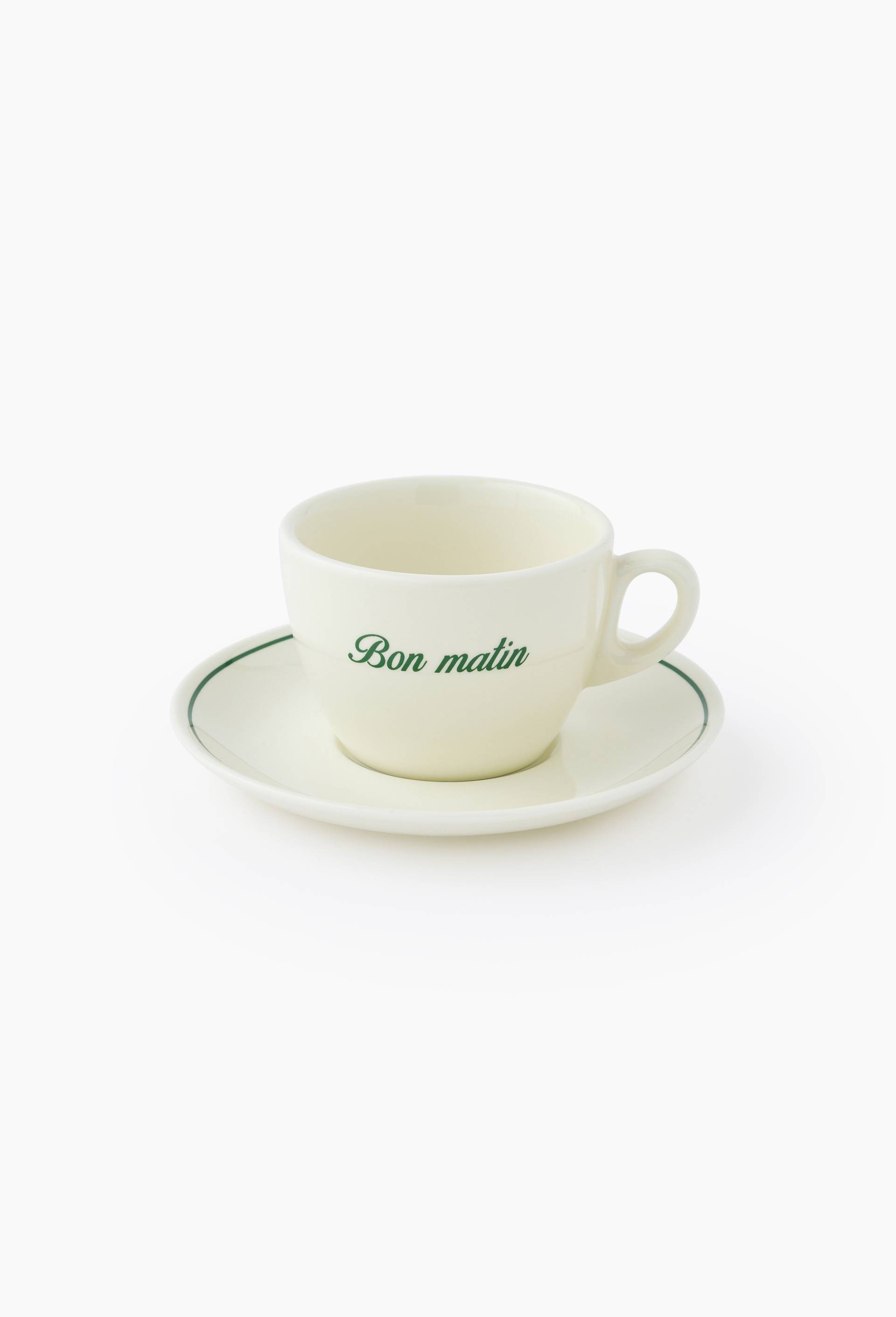 Tasse &agrave; caf&eacute; avec soucoupe, 20cl, Vert, large image number 0