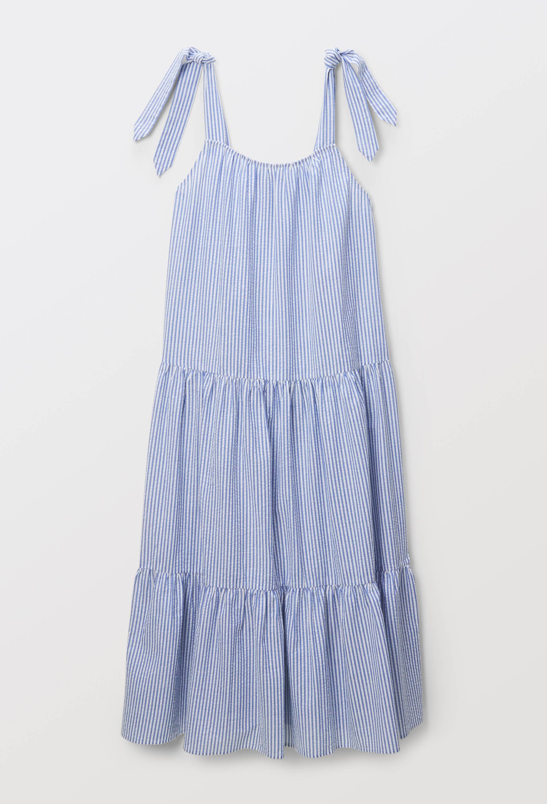 Robe de plage &agrave; rayures en coton BIO GOTS, Bleu fonc&eacute;, large image number 2.0