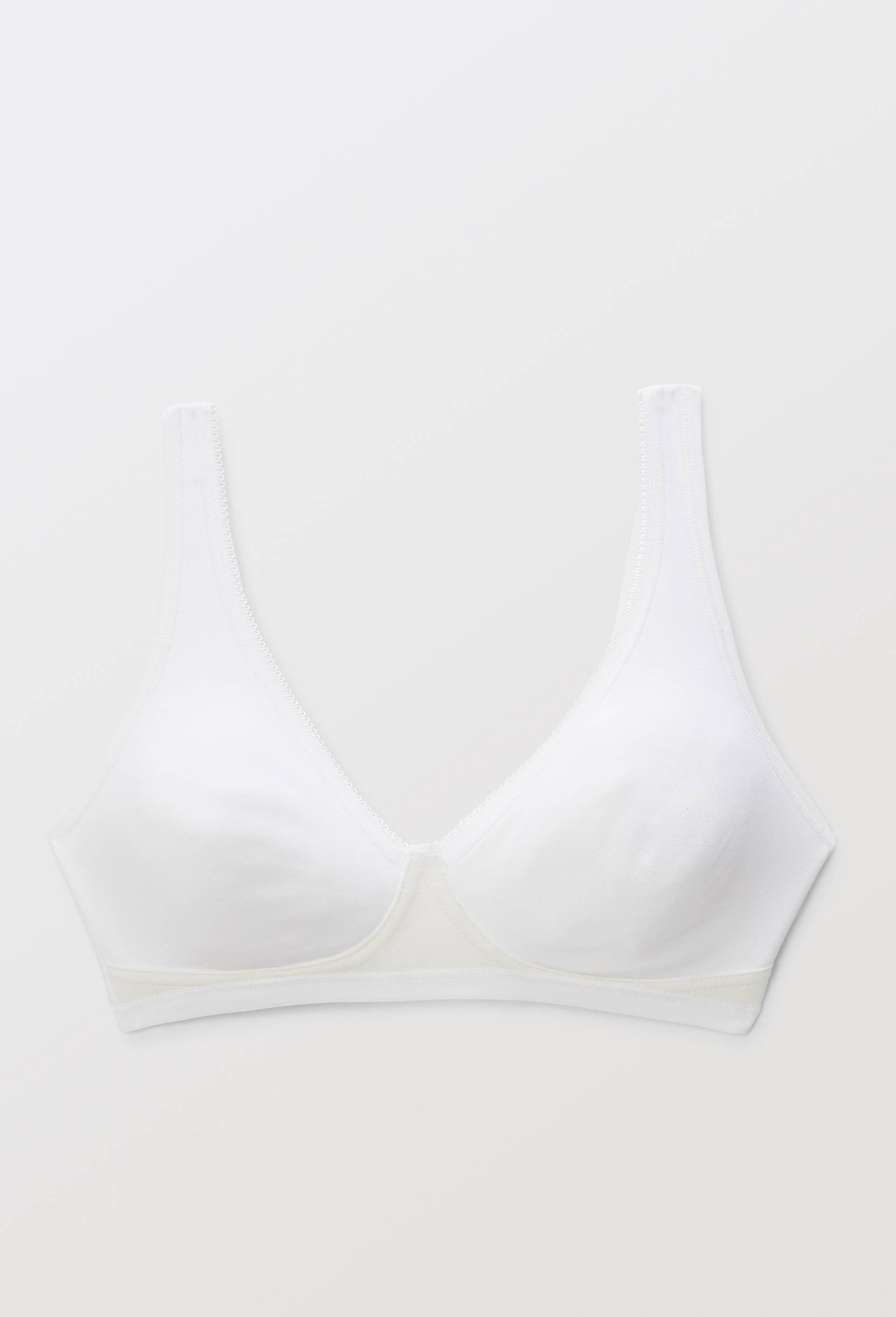 SOFT BRA BASIC PLUS, Blanc, large image number 0