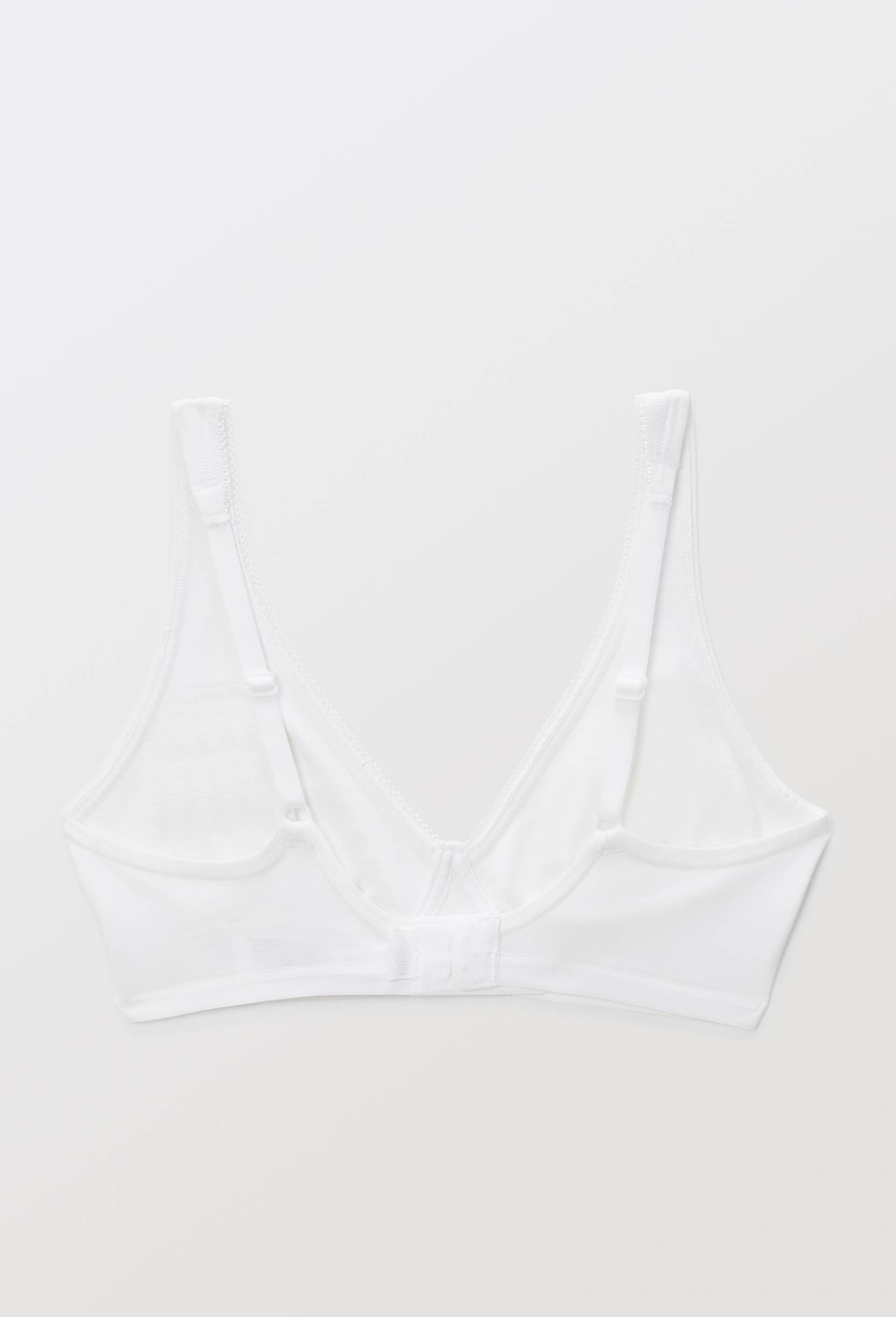SOFT BRA BASIC PLUS, Blanc, large image number 1.0