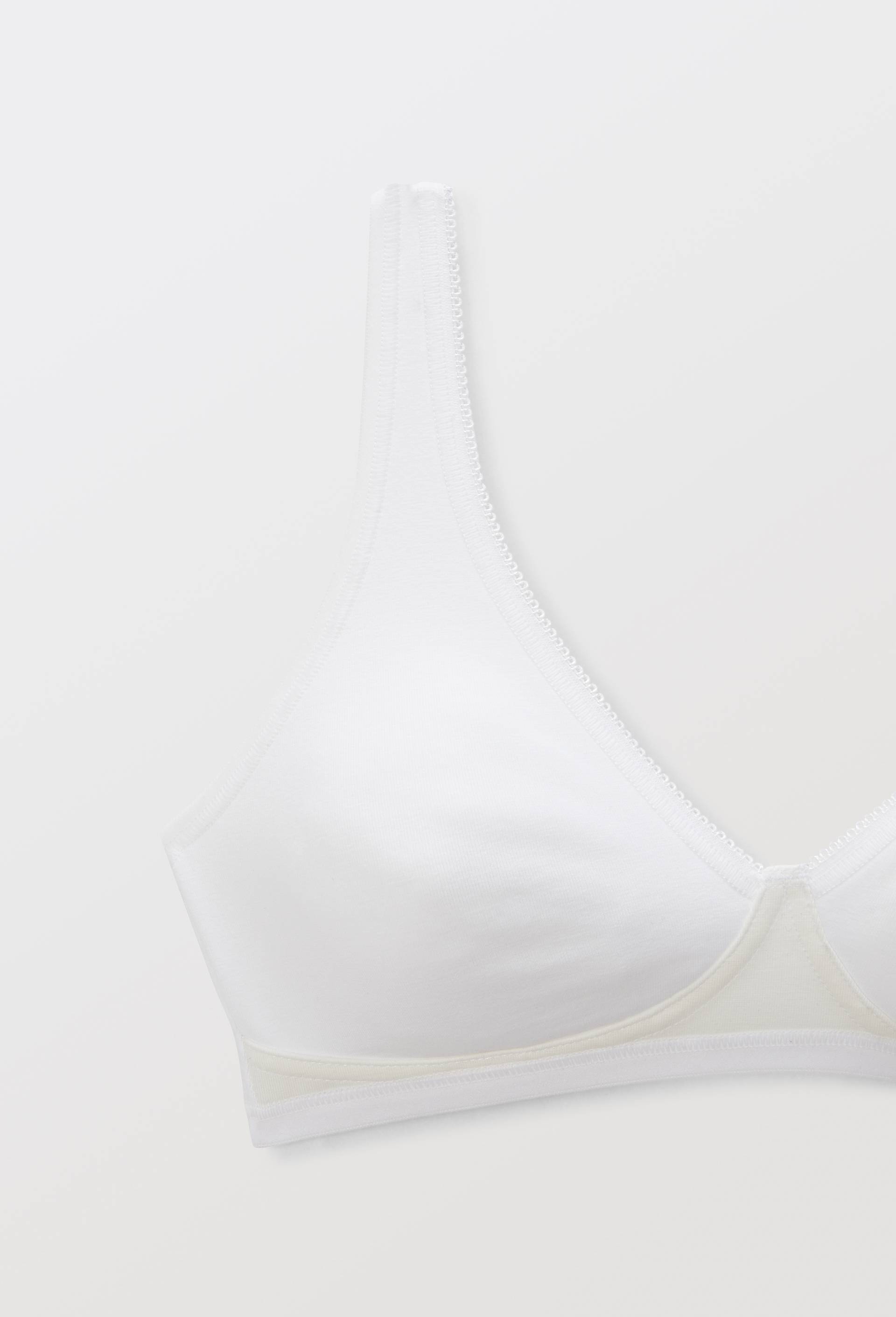 SOFT BRA BASIC PLUS, Blanc, large image number 2.0