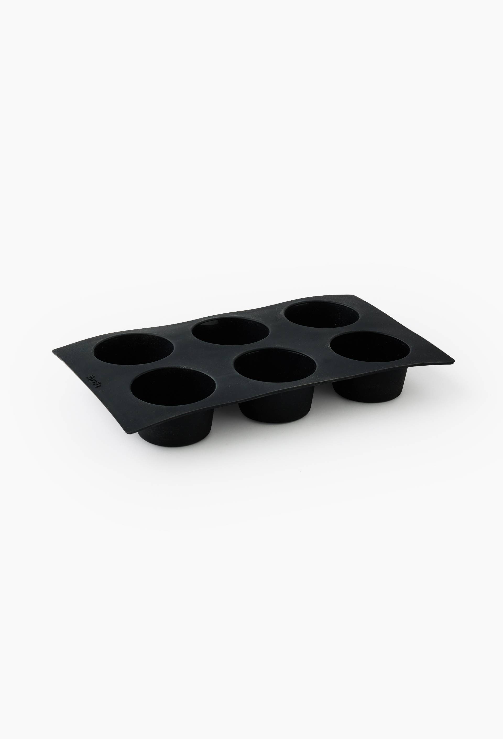 Moule &agrave; muffins, Noir, large image number 0