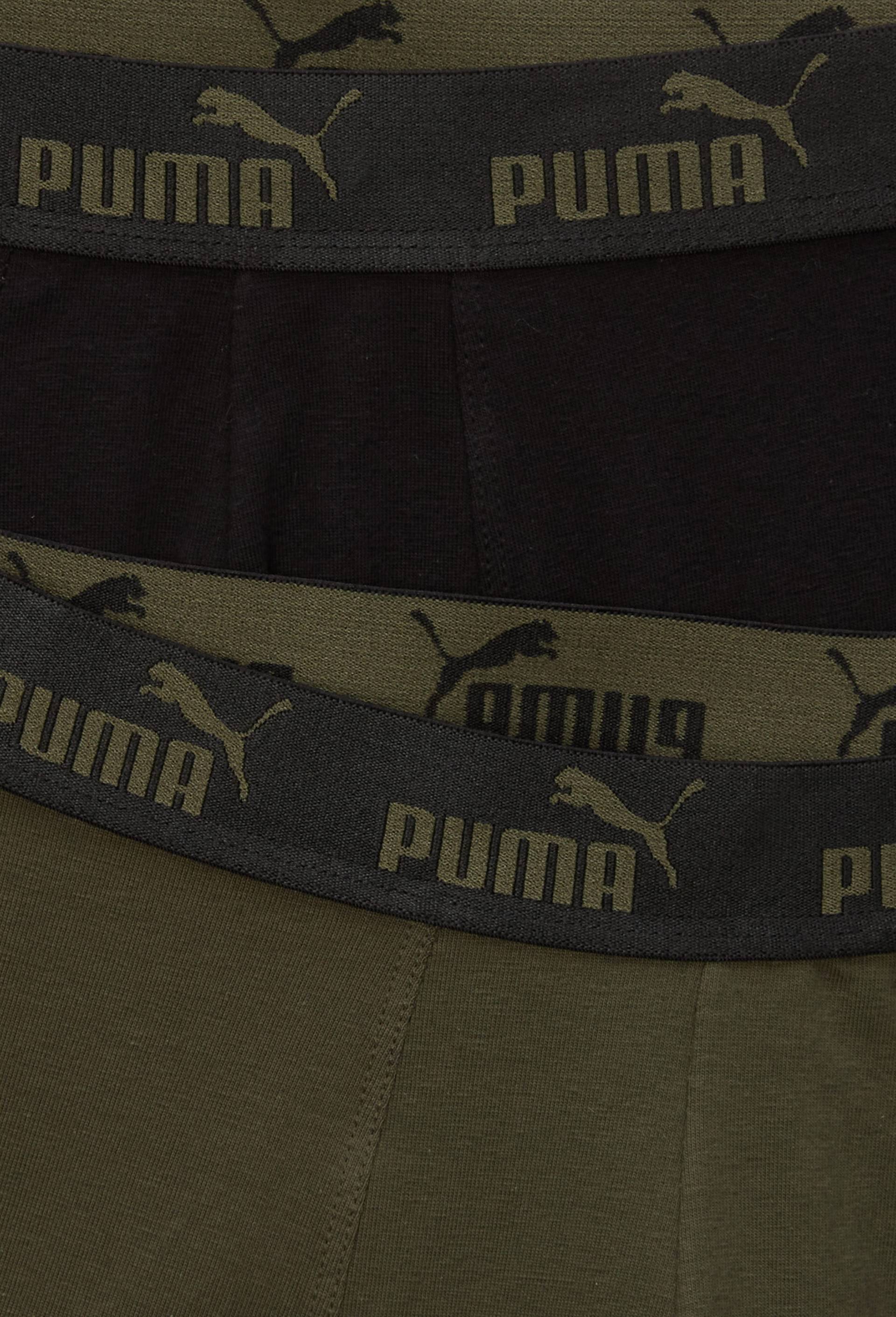 Lot de 2 boxers en coton PUMA, Vert fonc&eacute;, large image number 1