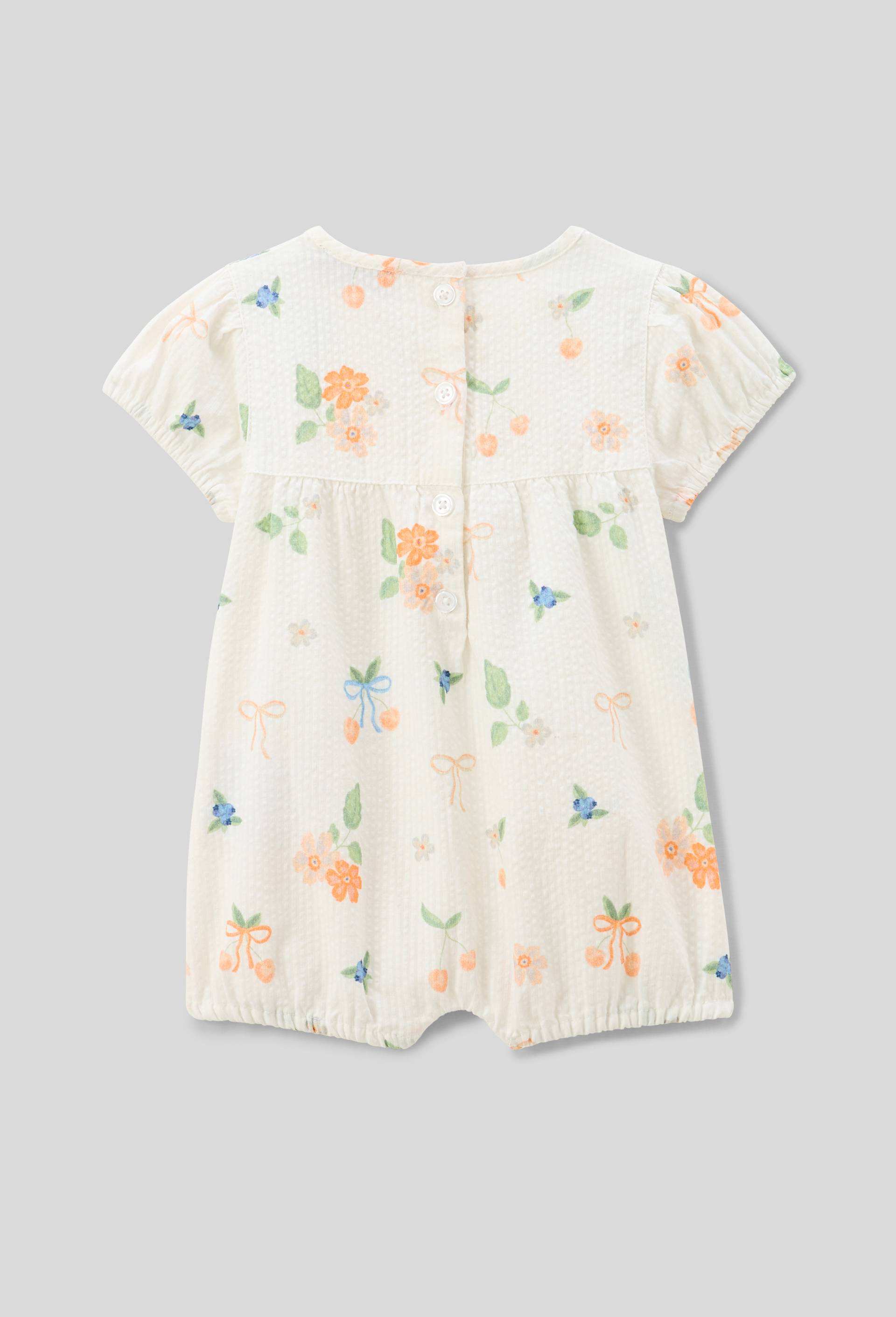Combinaison courte imprim&eacute;e, Ecru, large image number 1