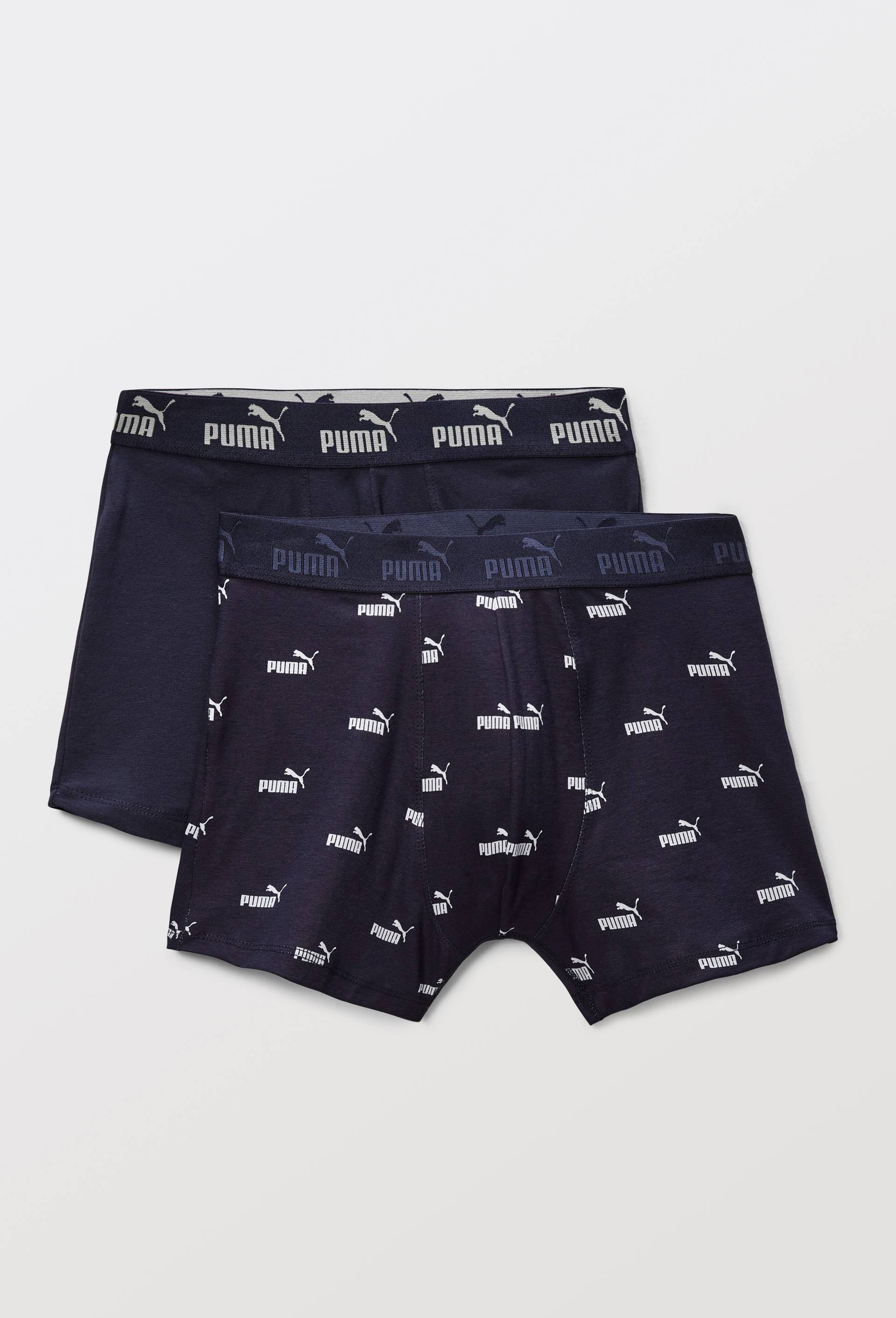 Lot de 2 boxers en coton PUMA, Bleu fonc&eacute;, large image number 0
