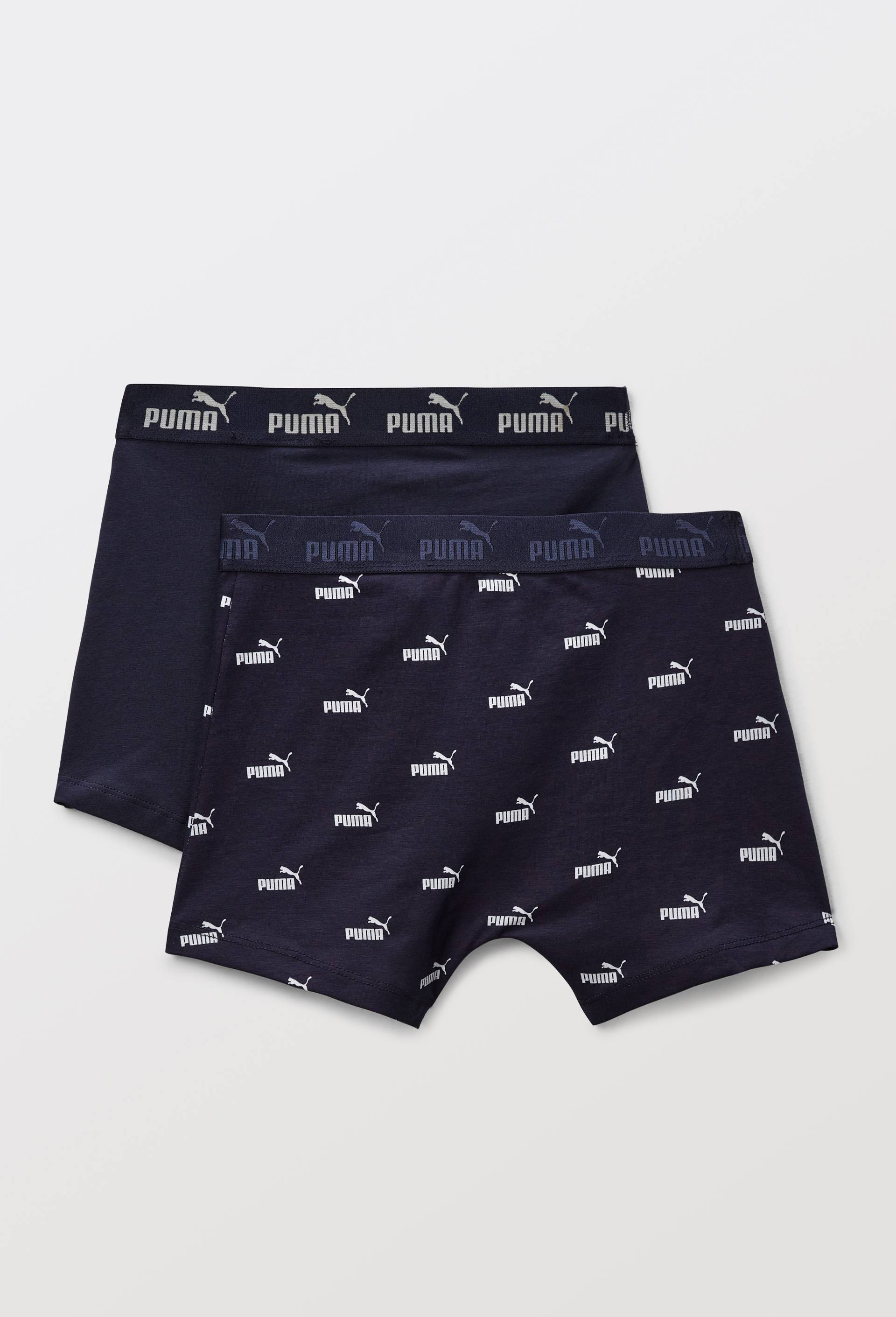 Lot de 2 boxers en coton PUMA, Bleu fonc&eacute;, large image number 1