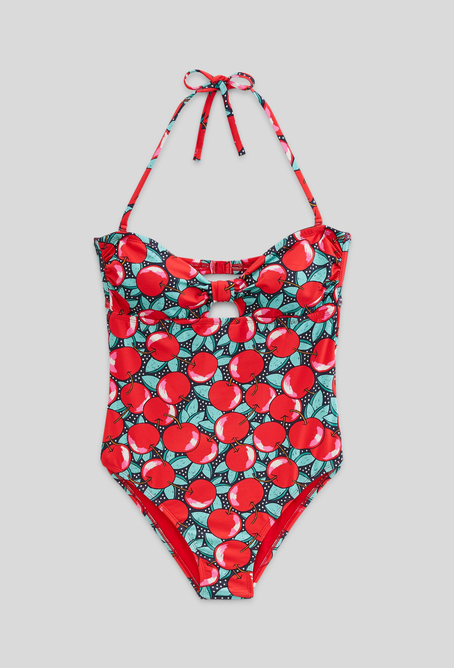 Maillot de bain 1 pièce LOLITA, Rouge, large image number 2